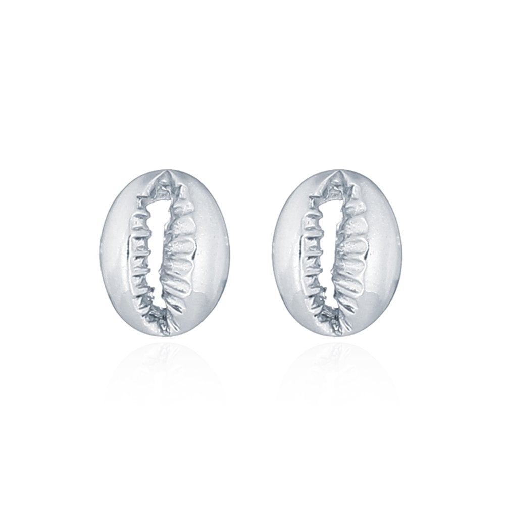 925 Silver Coffee Bean Stud Earrings