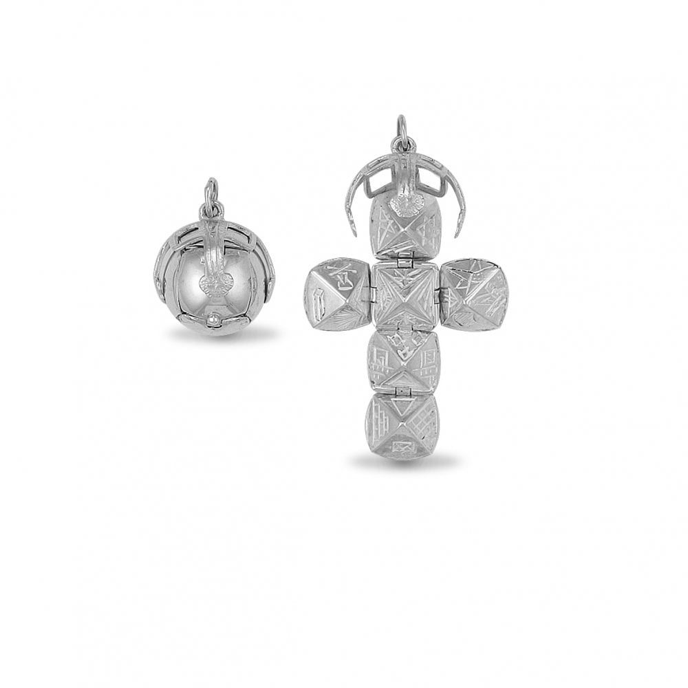925 Silver Large Masonic Orb