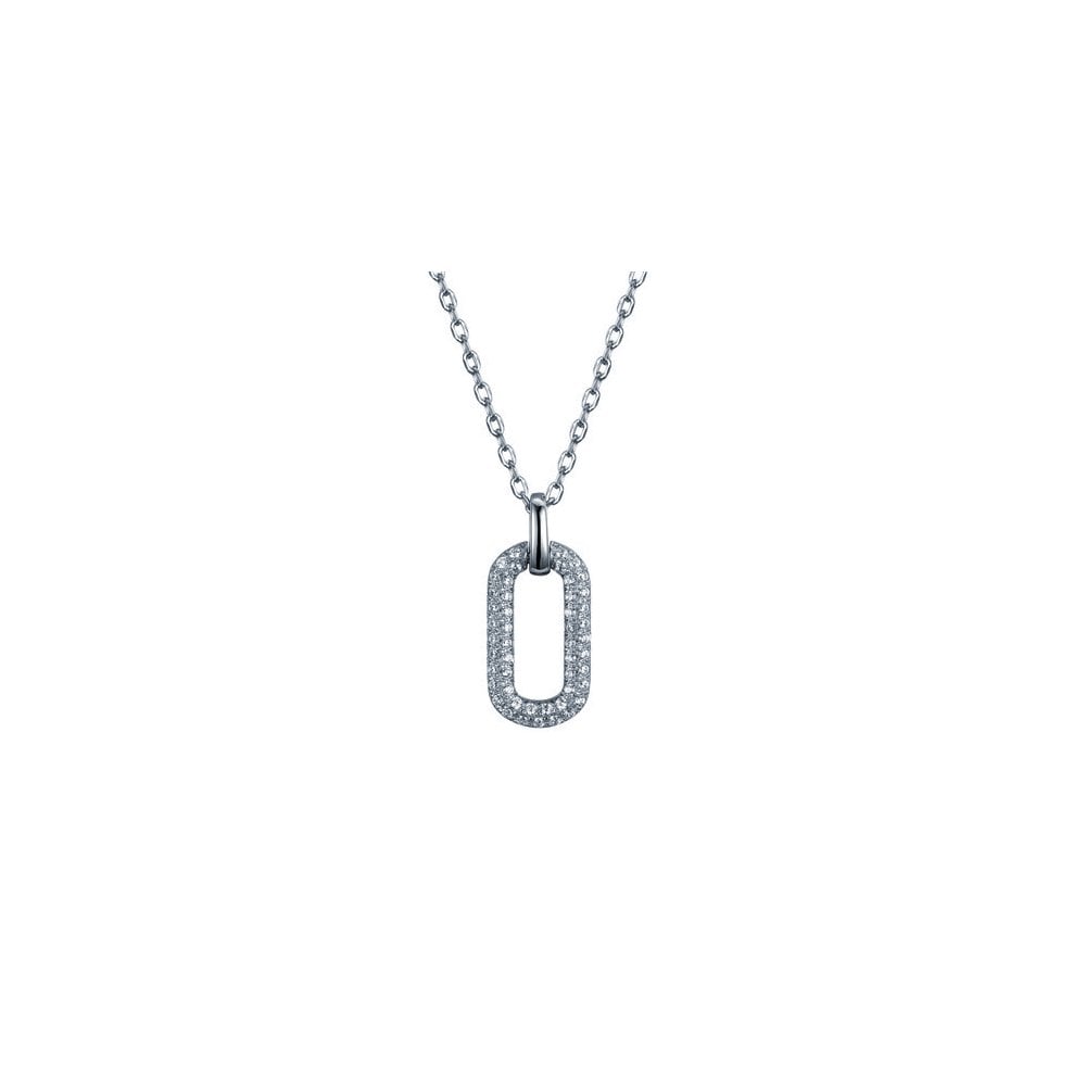 925 Silver Rhodium Plated CZ Set