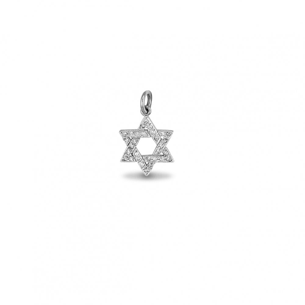 925 Silver Cubic Zirconia Star Of David