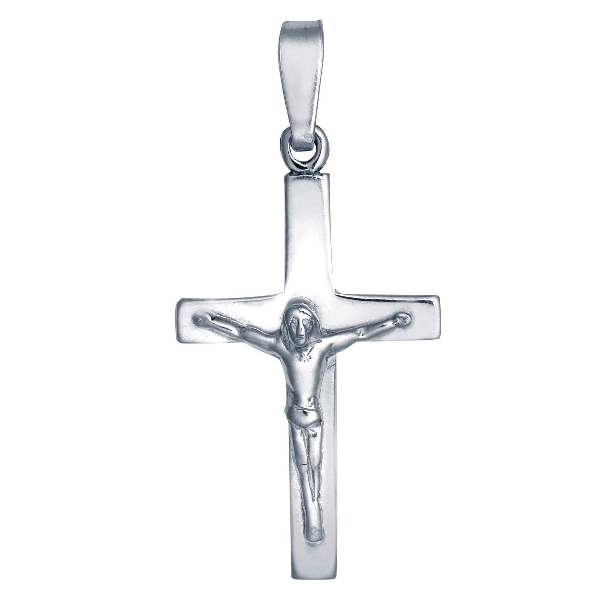 925 Silver Stamped Crucifix