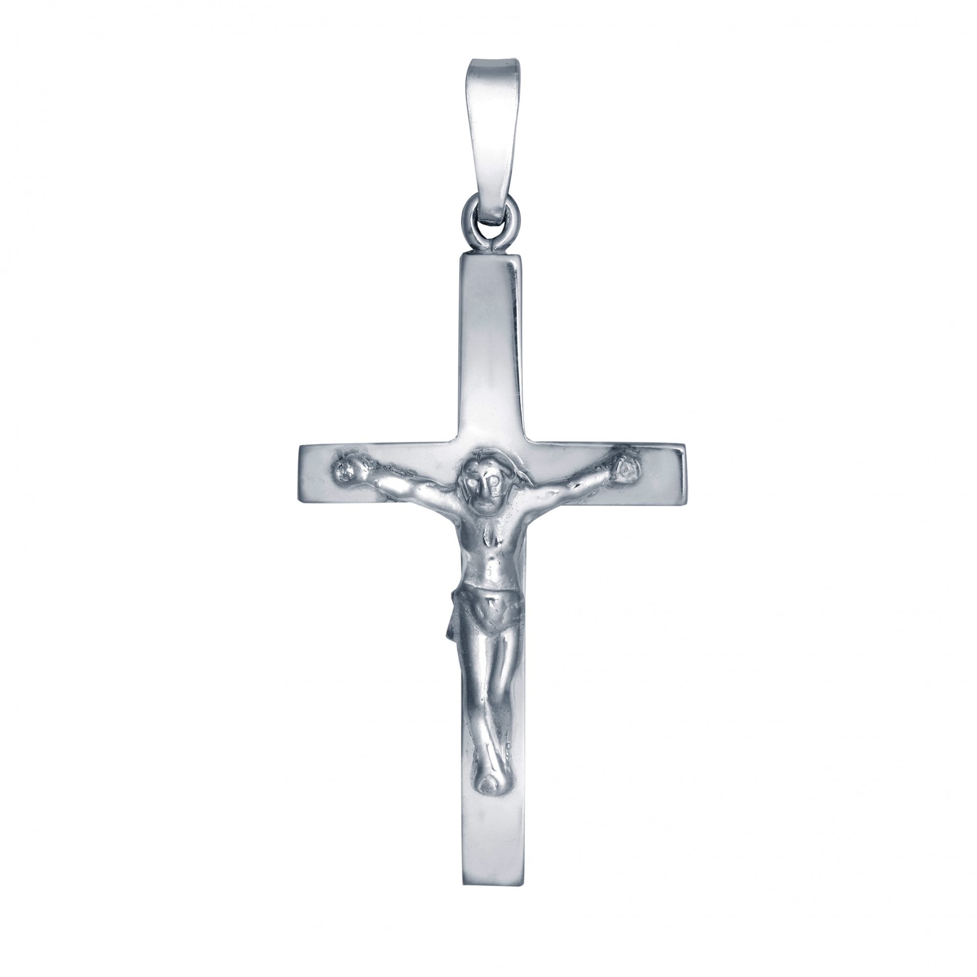 925 Silver Stamped Crucifix