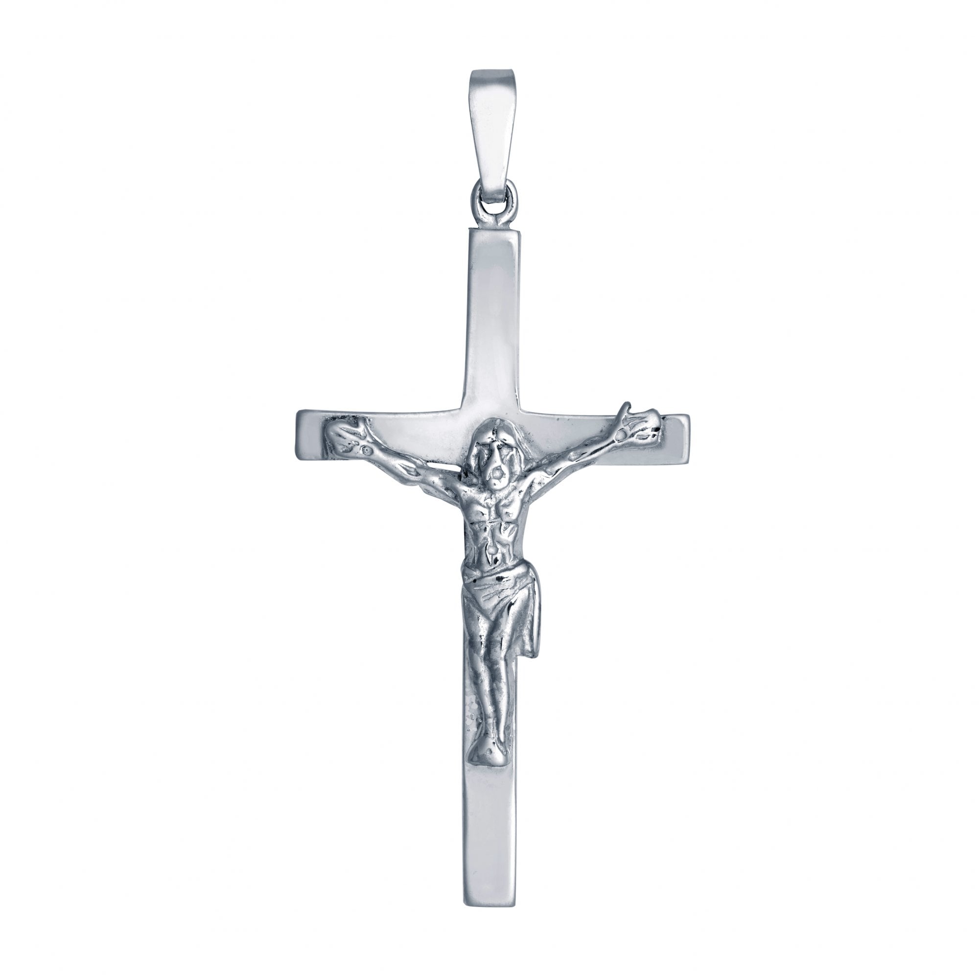 925 Silver Stamped Crucifix