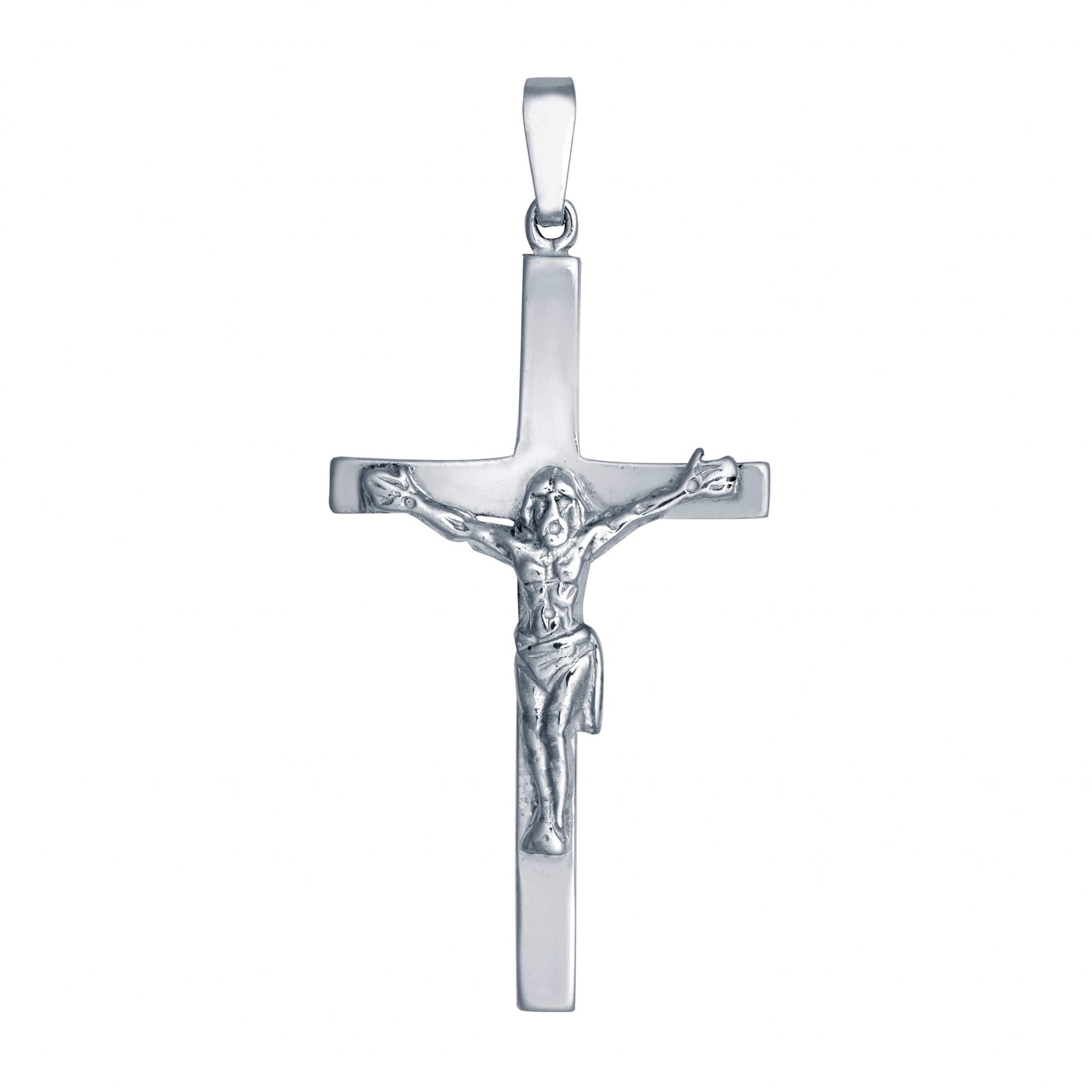 925 Silver Stamped Crucifix
