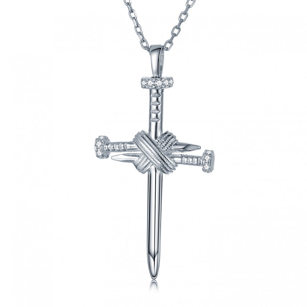 925 Silver Nail Cross