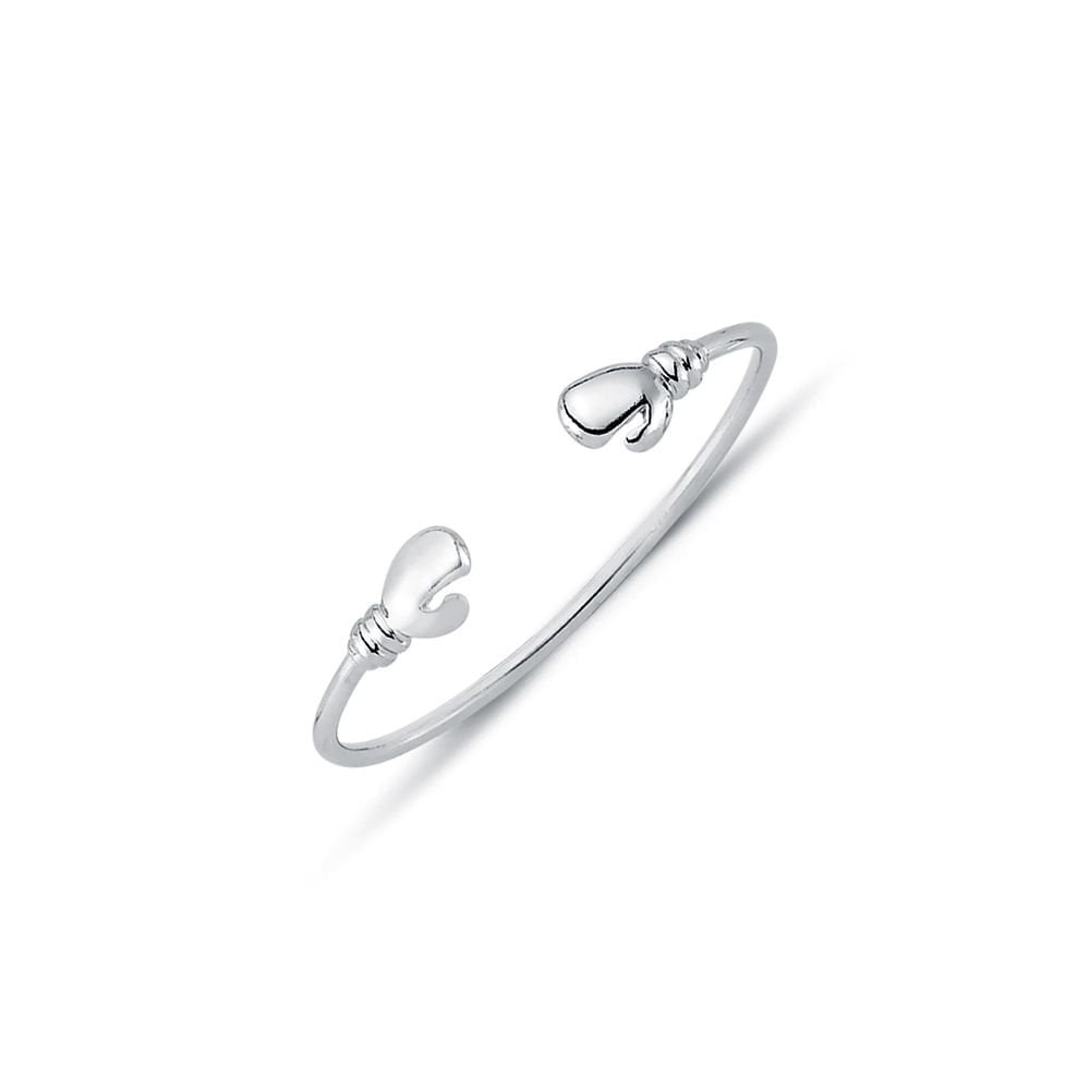 925 Silver Childs Boxing Glove Bangle