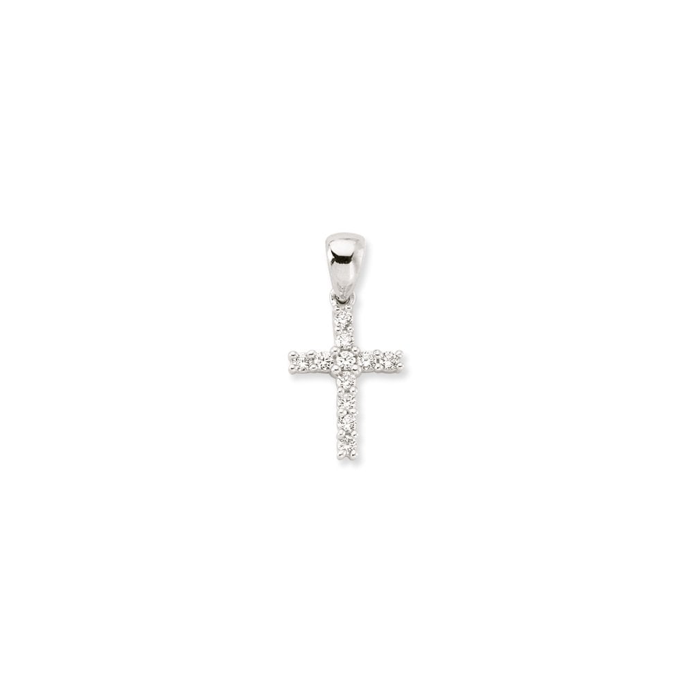 925 Silver CZ Set Cross