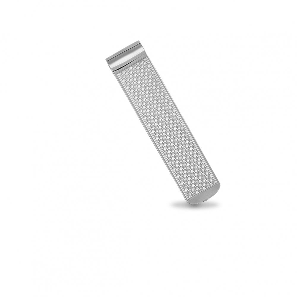 925 Silver Engine Turned Money Clip