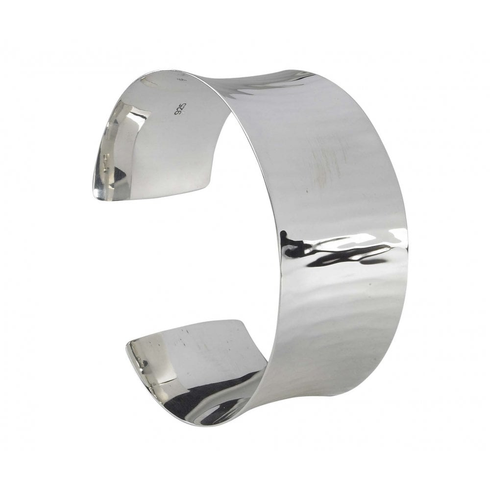 Silver cuff bangle