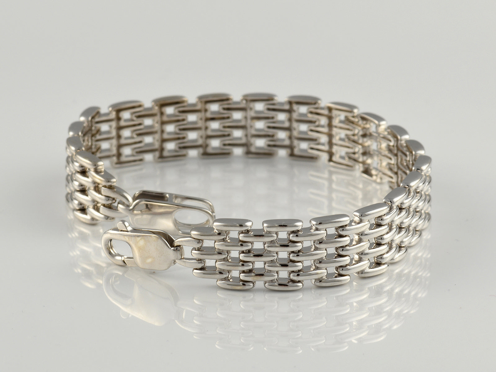 Sterling Silver Fancy Link Bracelet