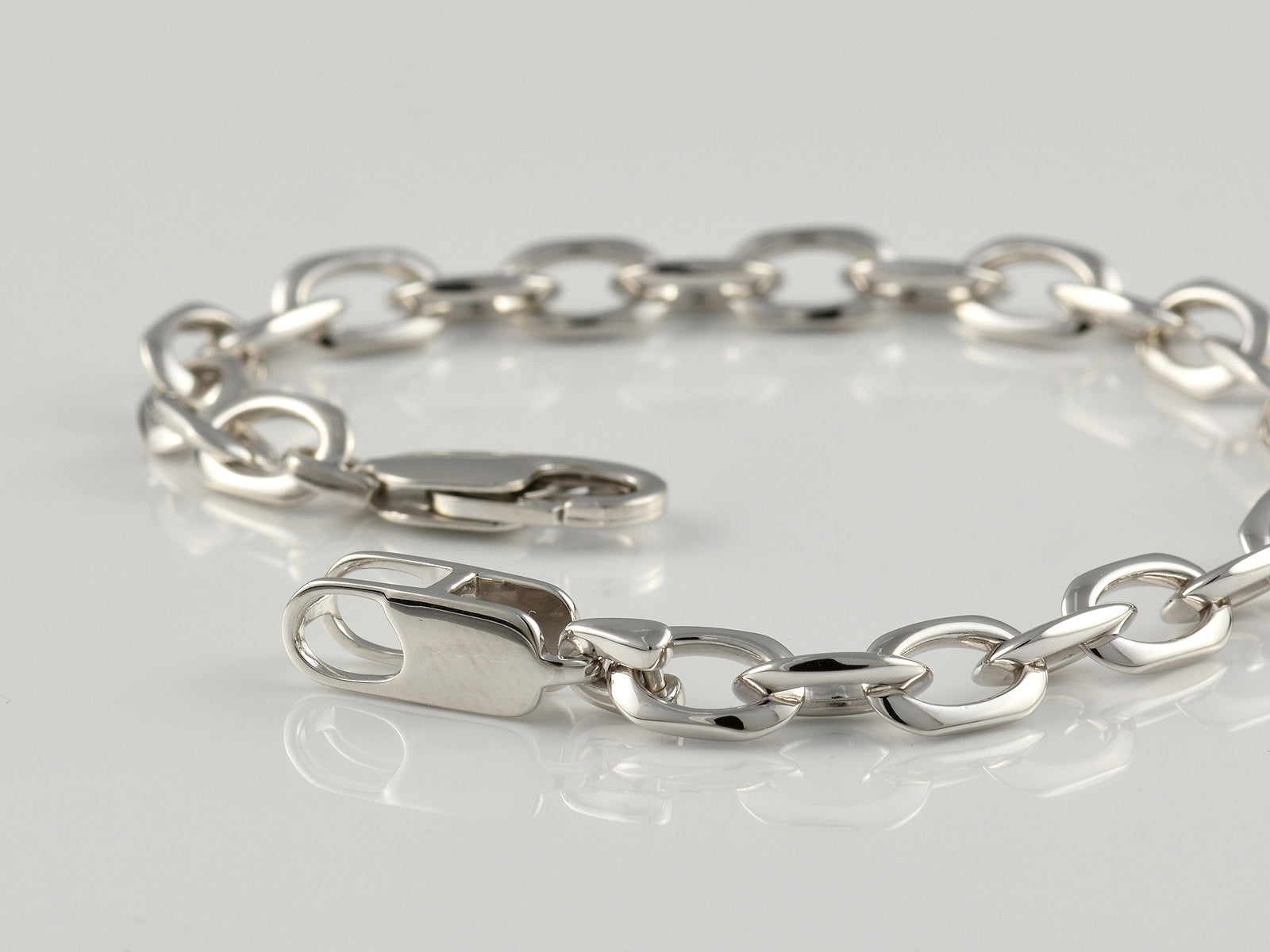 Sterling Silver Fancy Link Bracelet