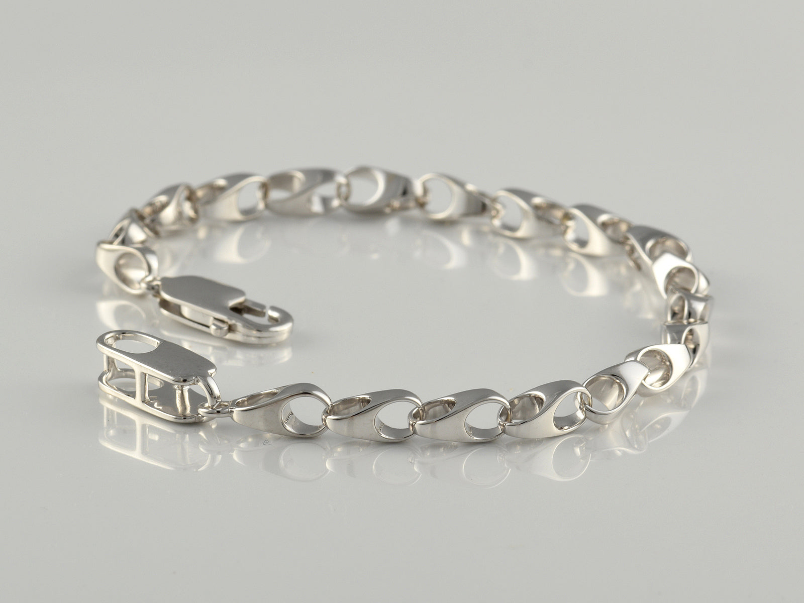 Sterling Silver Fancy Link Bracelet