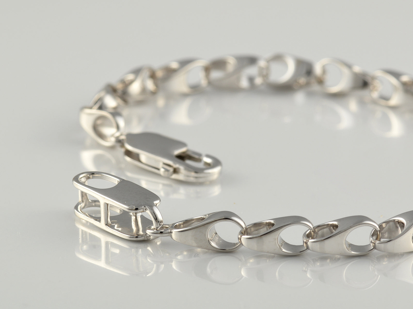 Sterling Silver Fancy Link Bracelet