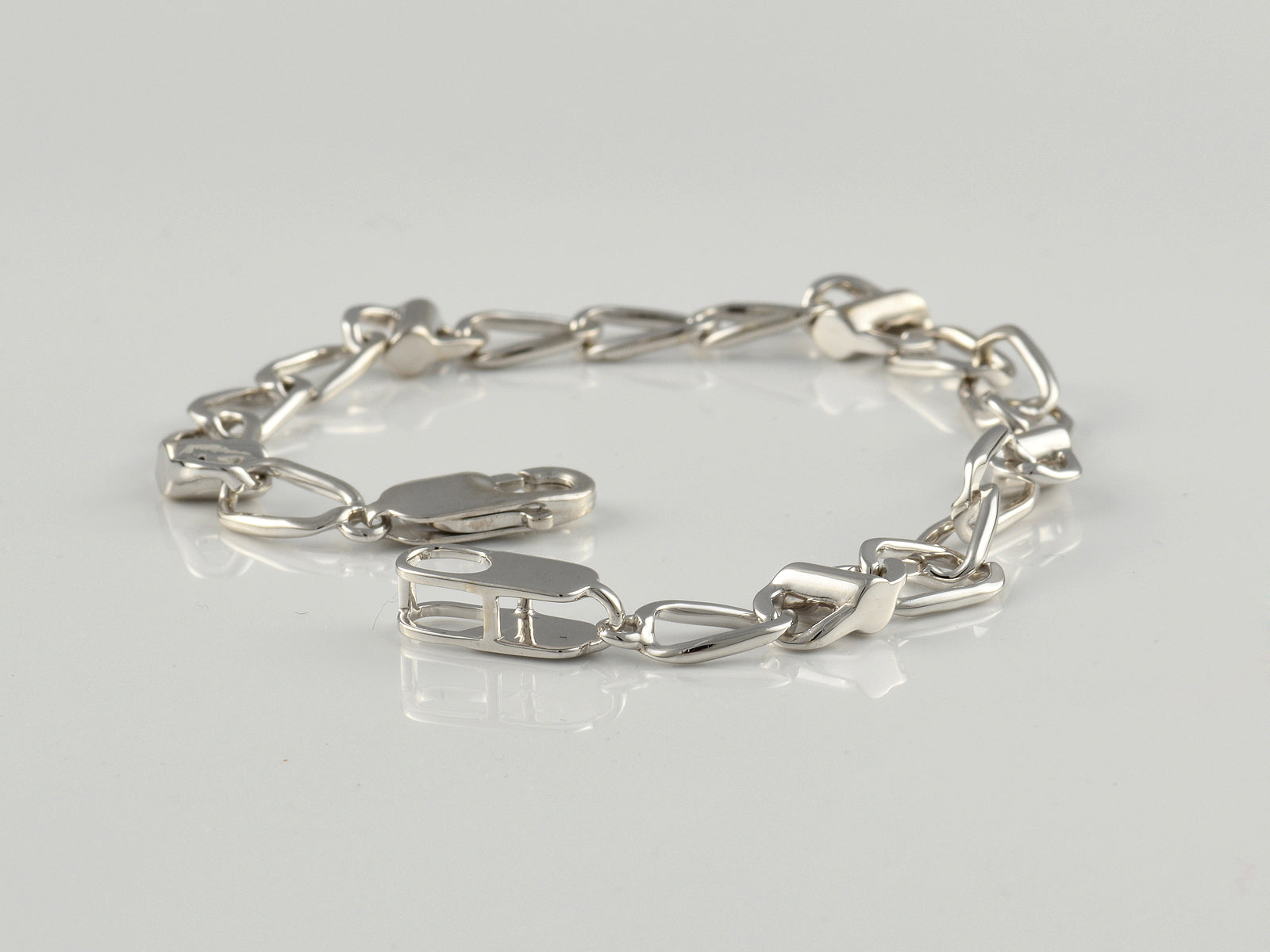 Sterling Silver Fancy Link Bracelet