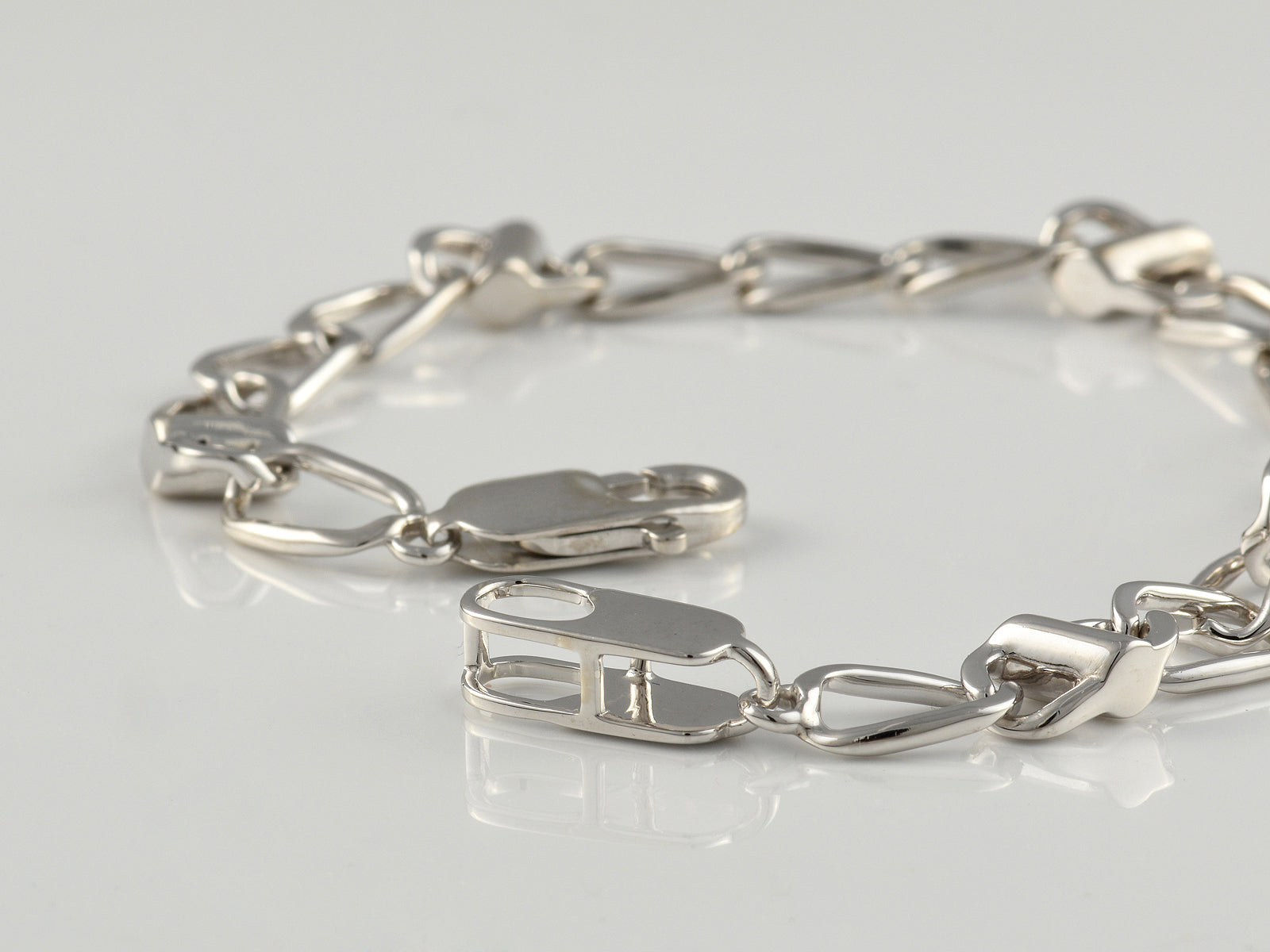 Sterling Silver Fancy Link Bracelet