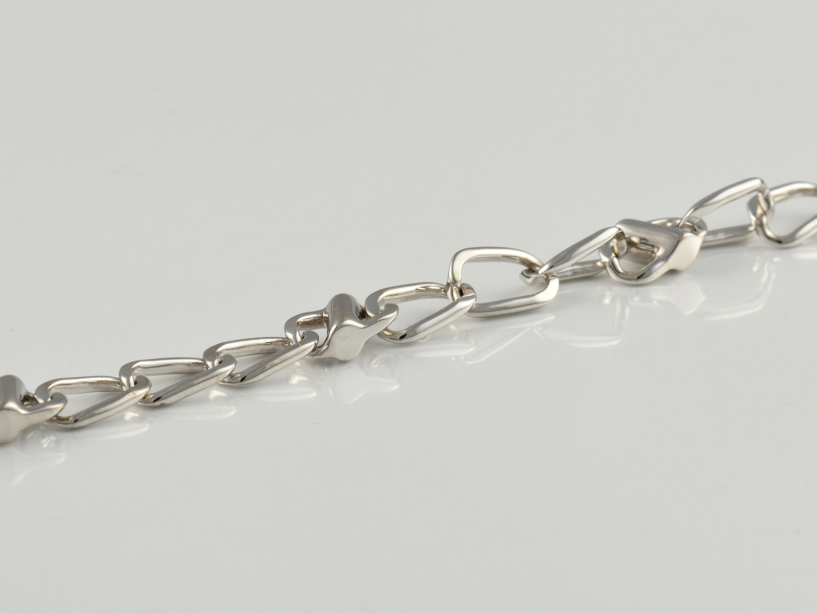 Sterling Silver Fancy Link Bracelet