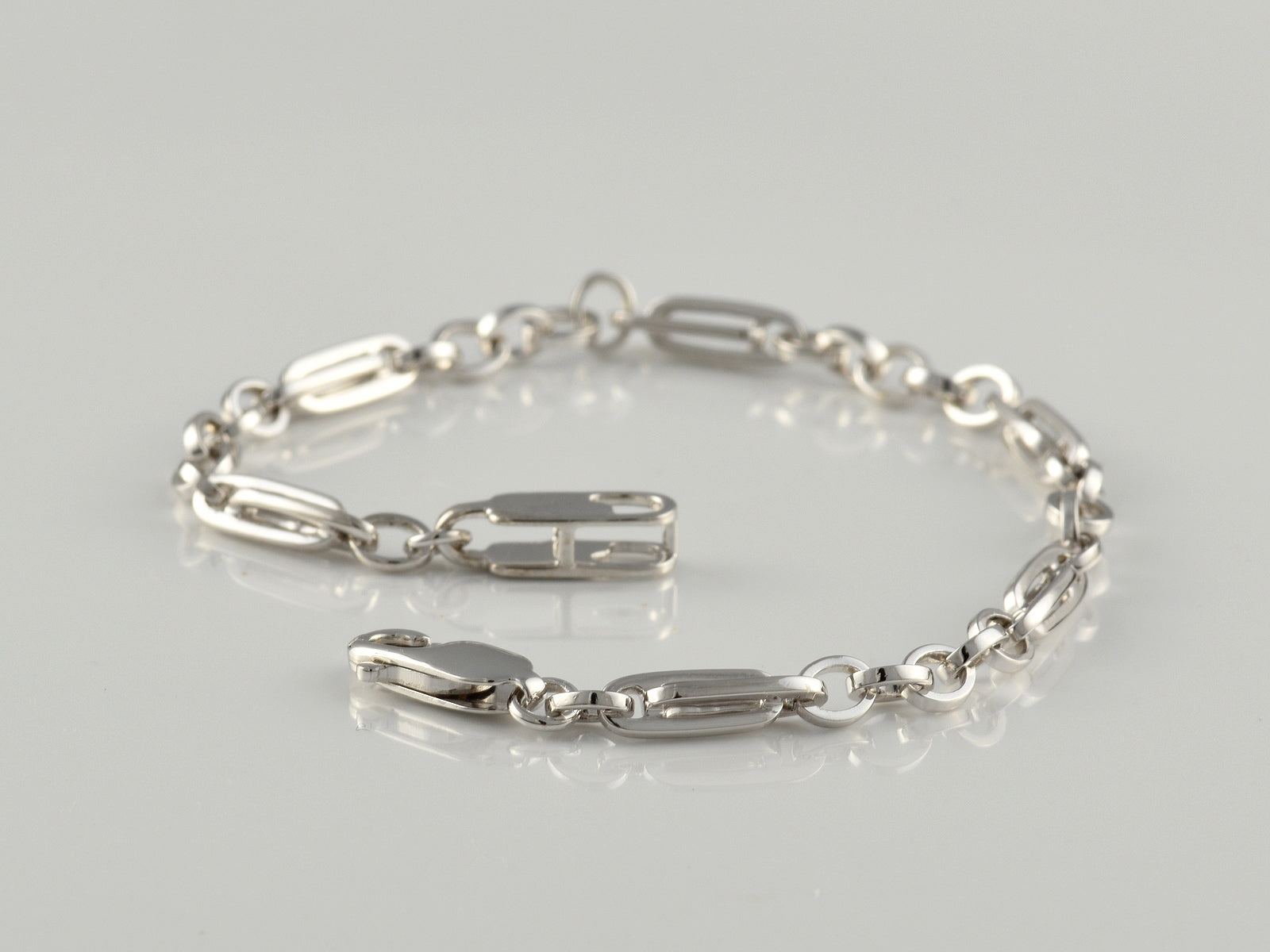 Sterling Silver Fancy Link Bracelet