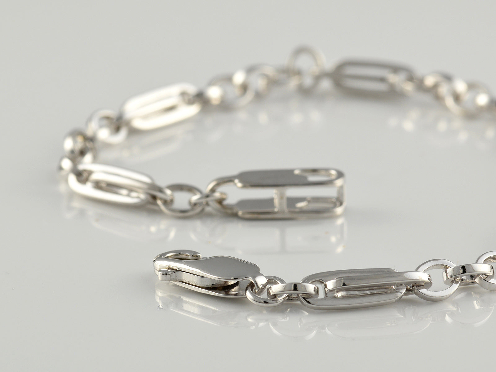 Sterling Silver Fancy Link Bracelet