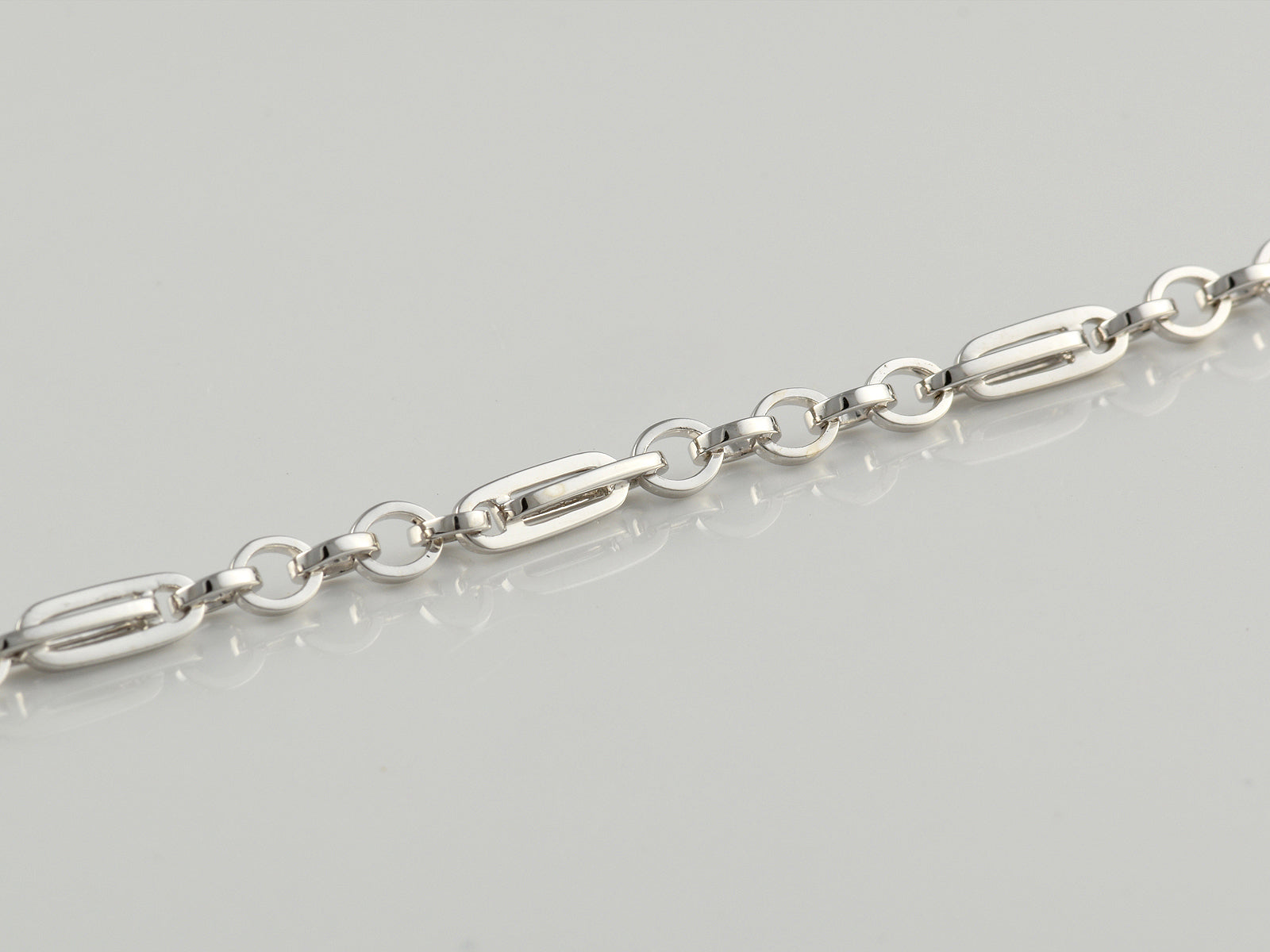 Sterling Silver Fancy Link Bracelet