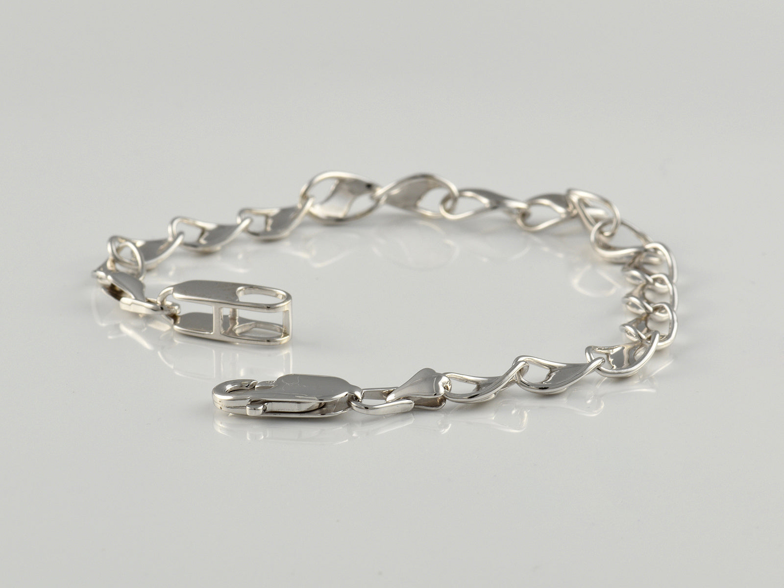 Sterling Silver Fancy Link Bracelet