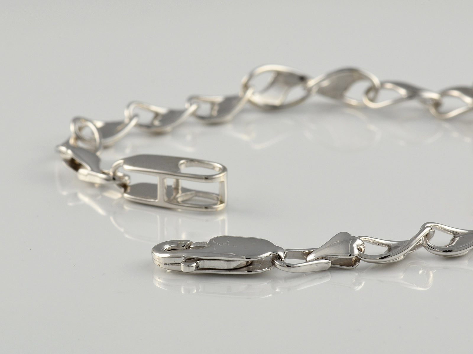 Sterling Silver Fancy Link Bracelet