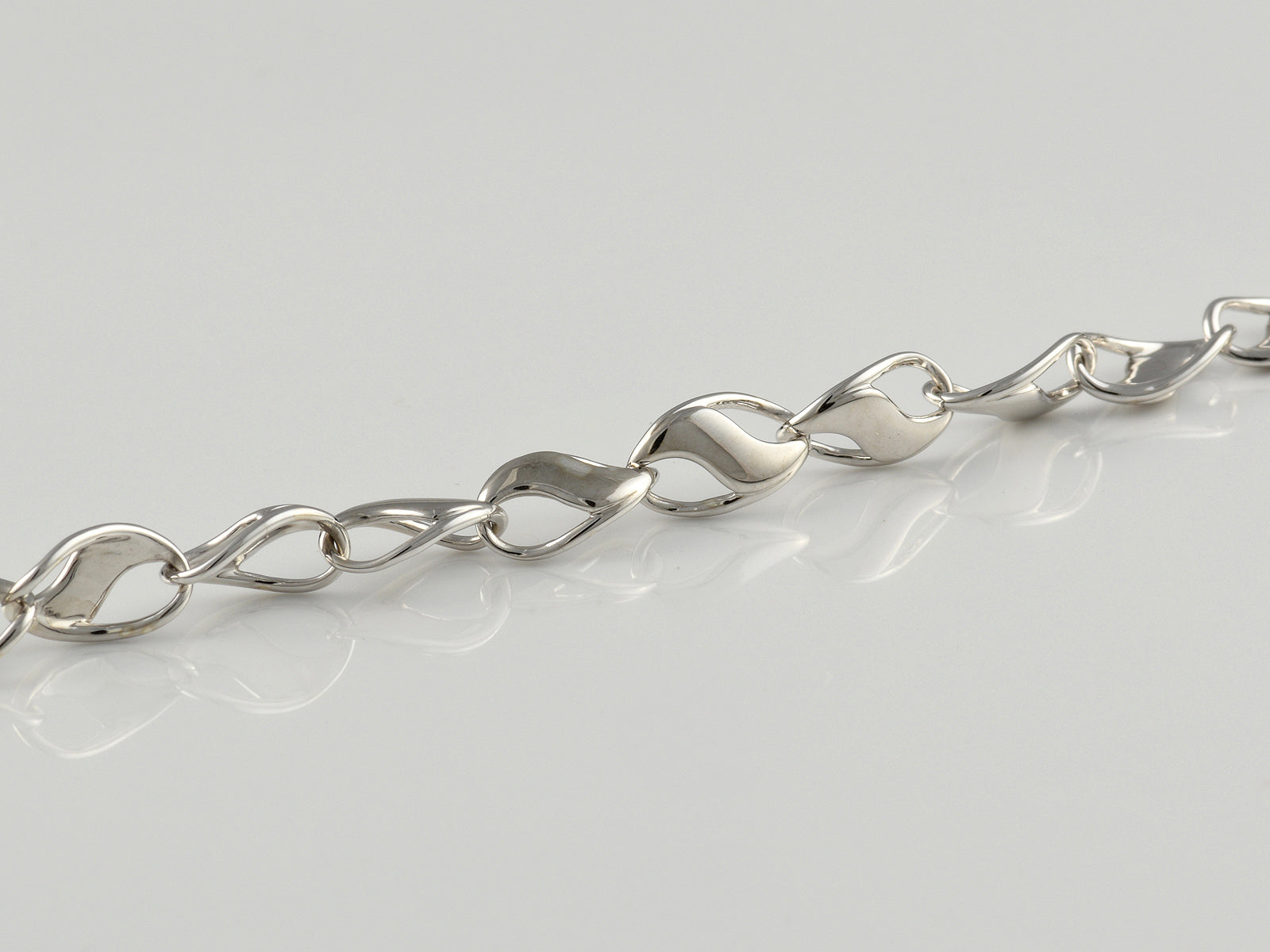 Sterling Silver Fancy Link Bracelet