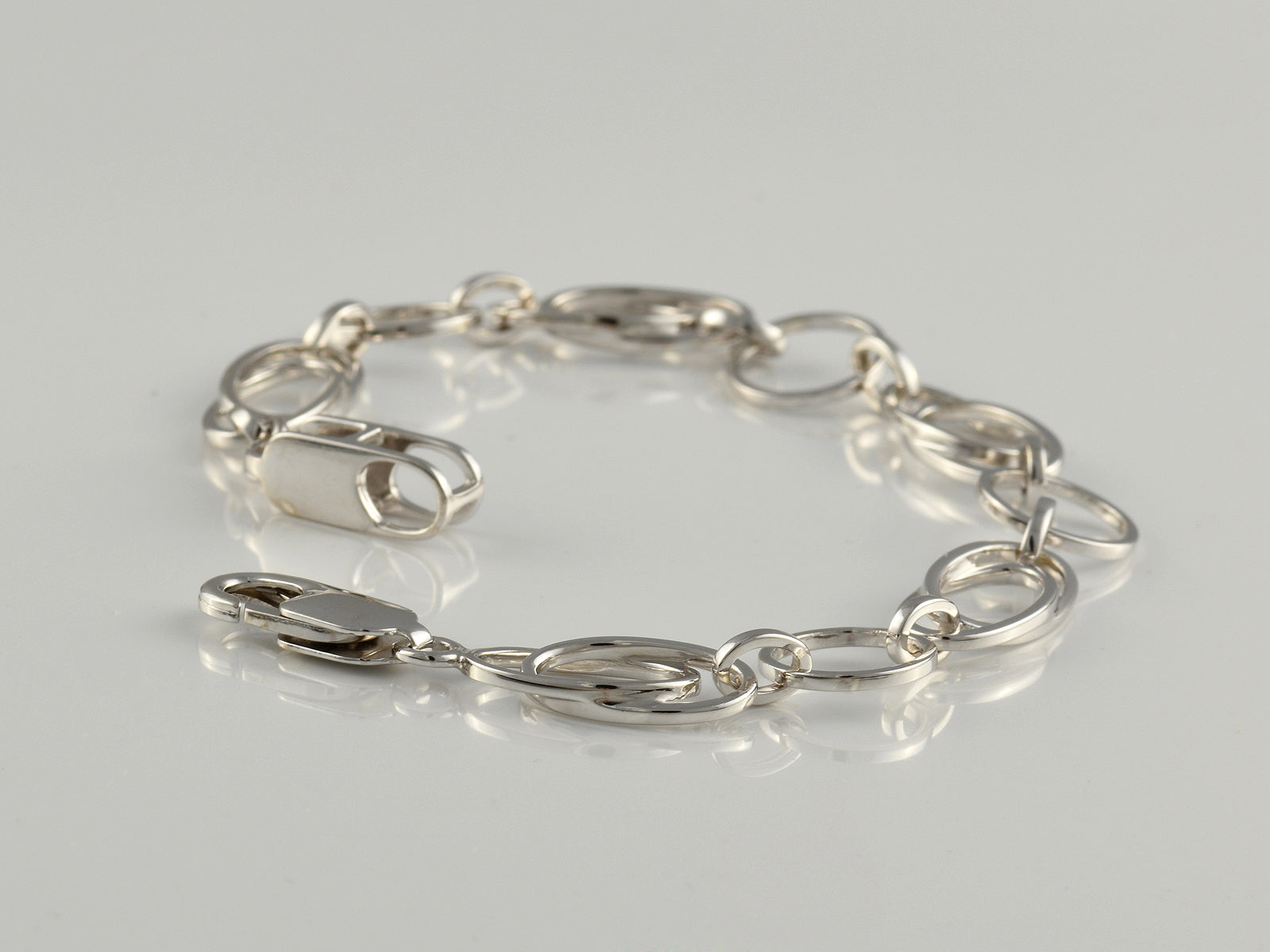 Sterling Silver Fancy Link Bracelet