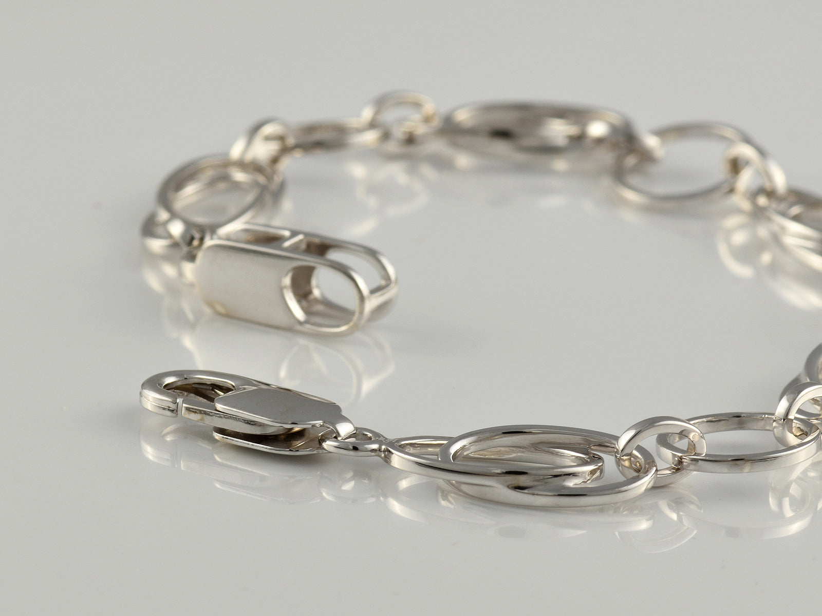 Sterling Silver Fancy Link Bracelet