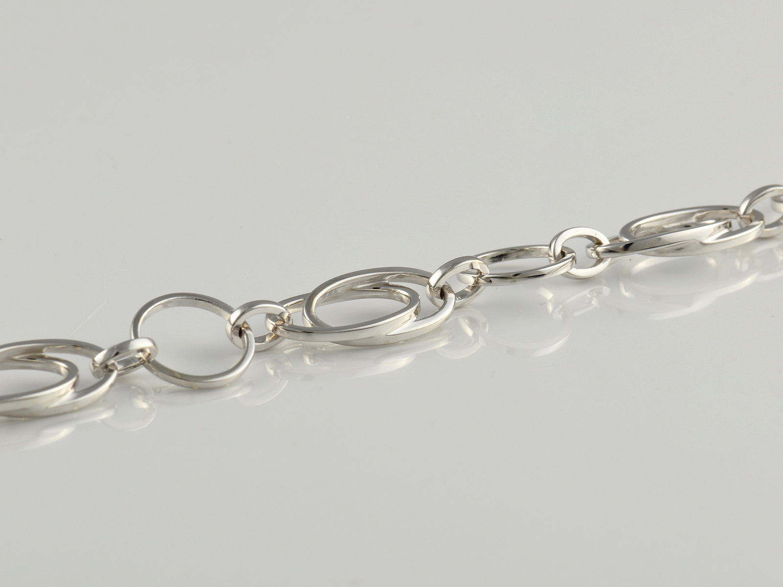 Sterling Silver Fancy Link Bracelet