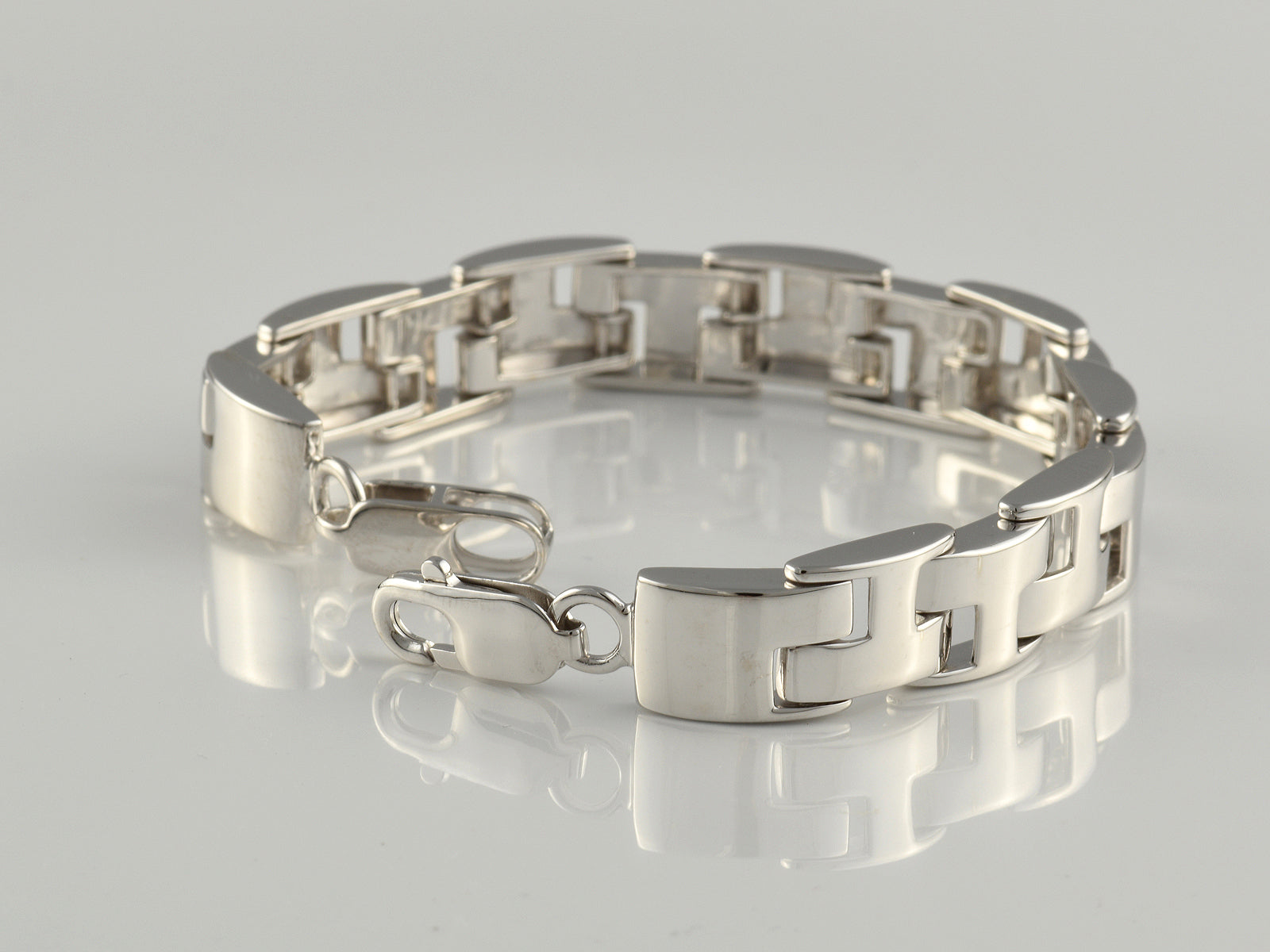 Sterling Silver Fancy Link Bracelet