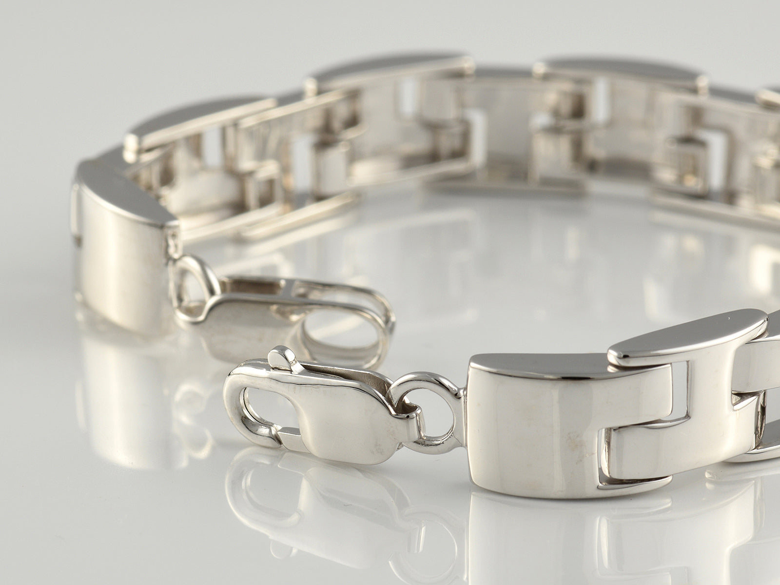 Sterling Silver Fancy Link Bracelet