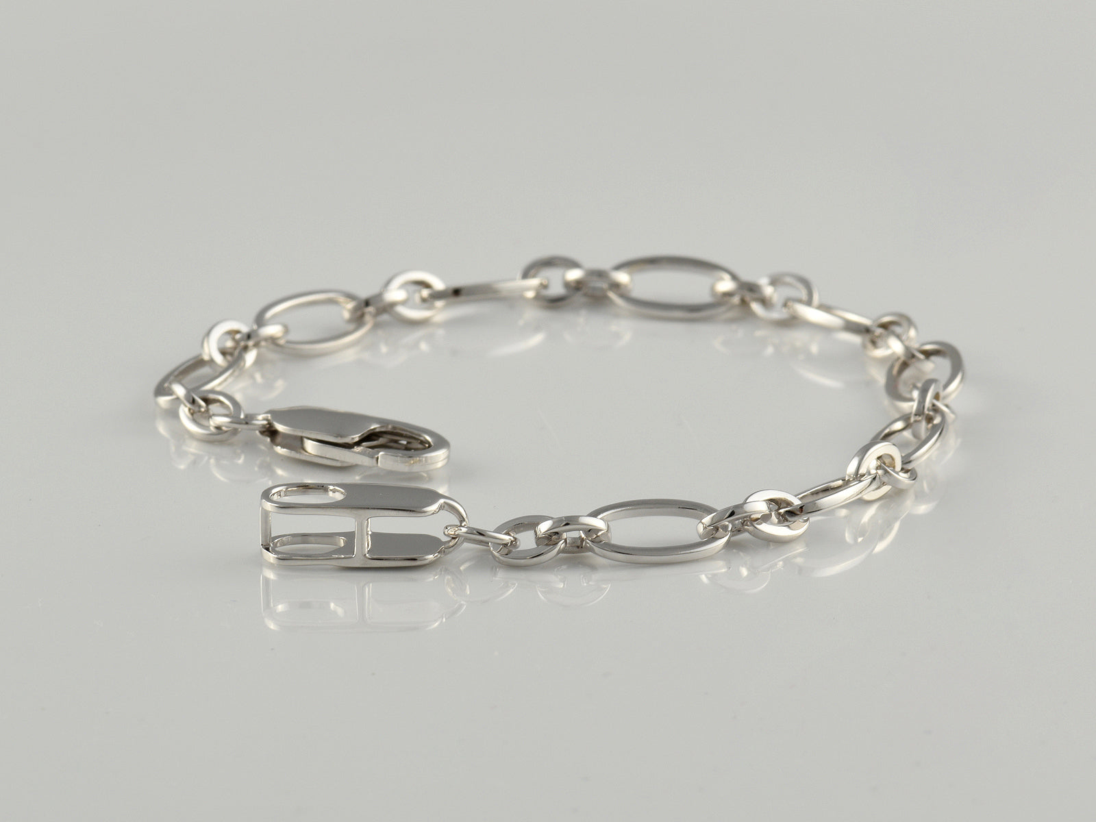 Sterling Silver Fancy Link Bracelet