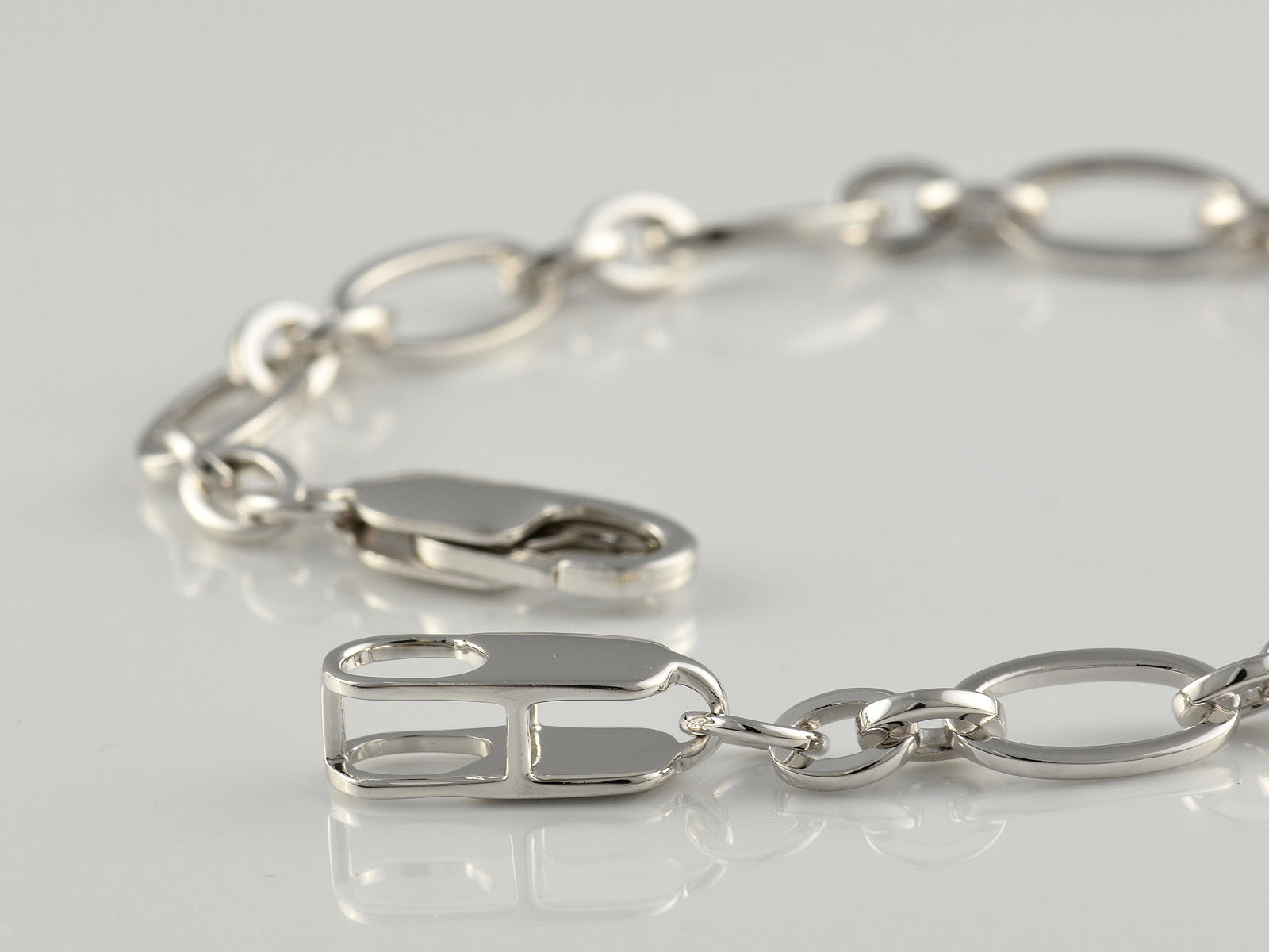 Sterling Silver Fancy Link Bracelet