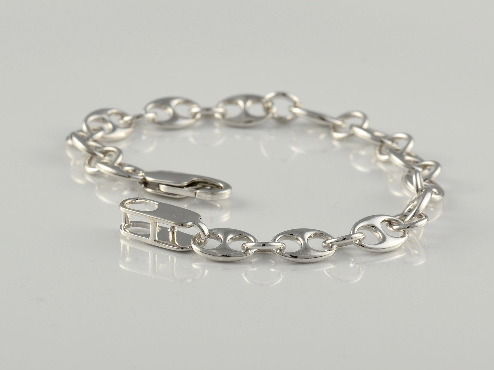 Sterling Silver Fancy Link Bracelet
