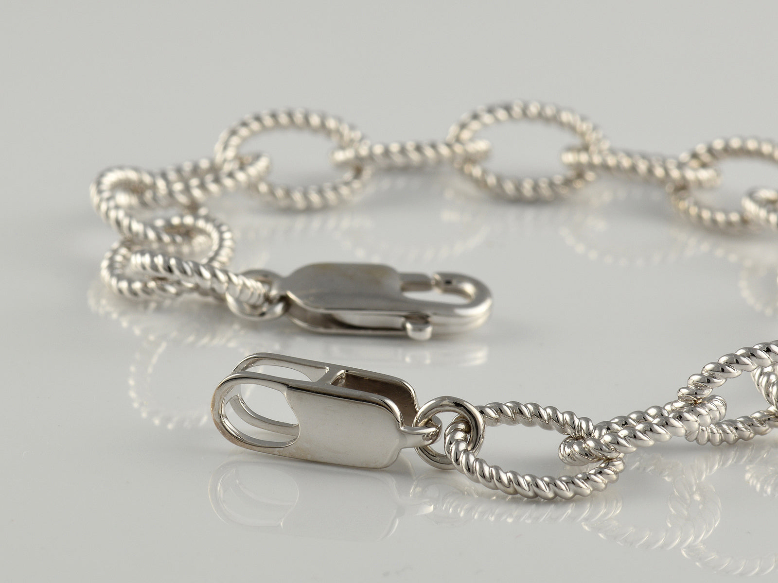 Sterling Silver Fancy Link Bracelet