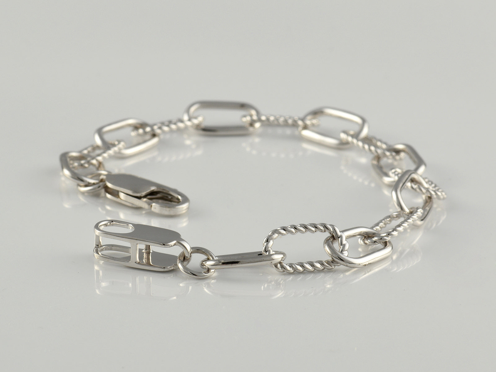 Sterling Silver Fancy Link Bracelet