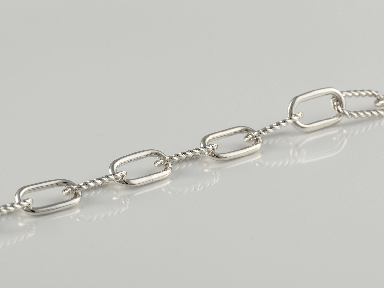 Sterling Silver Fancy Link Bracelet