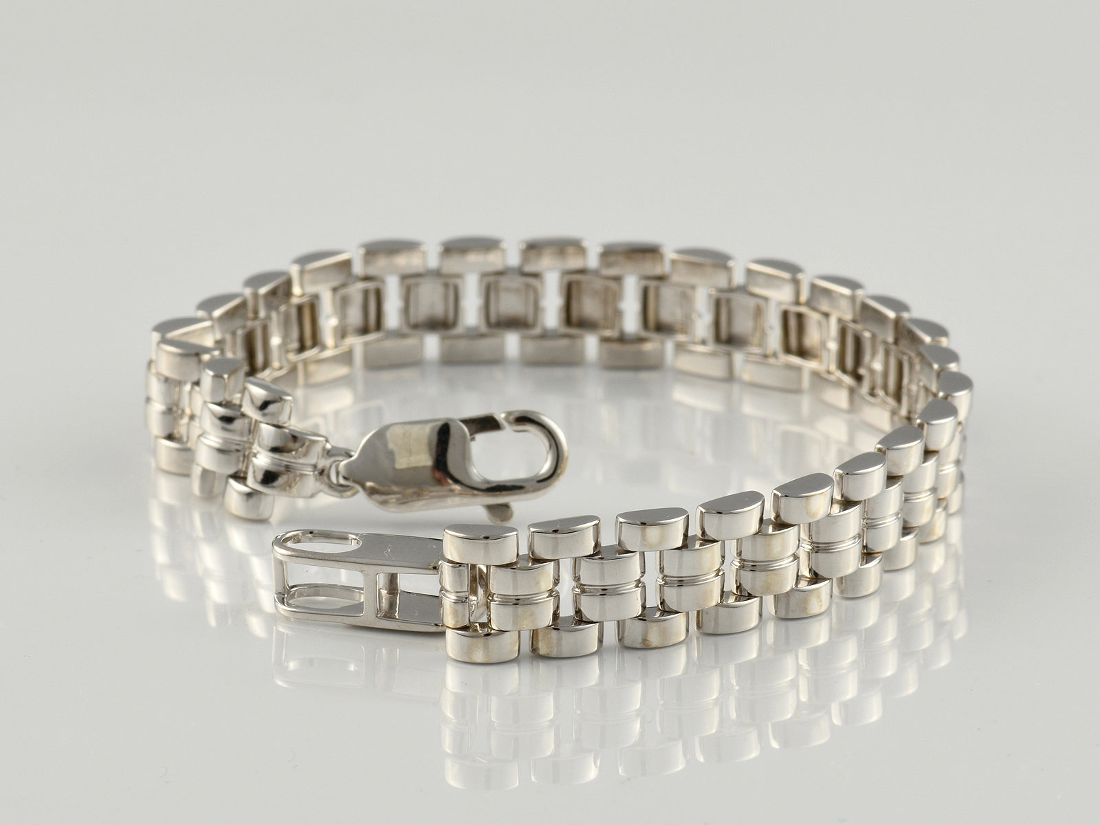 Sterling Silver Fancy Link Bracelet