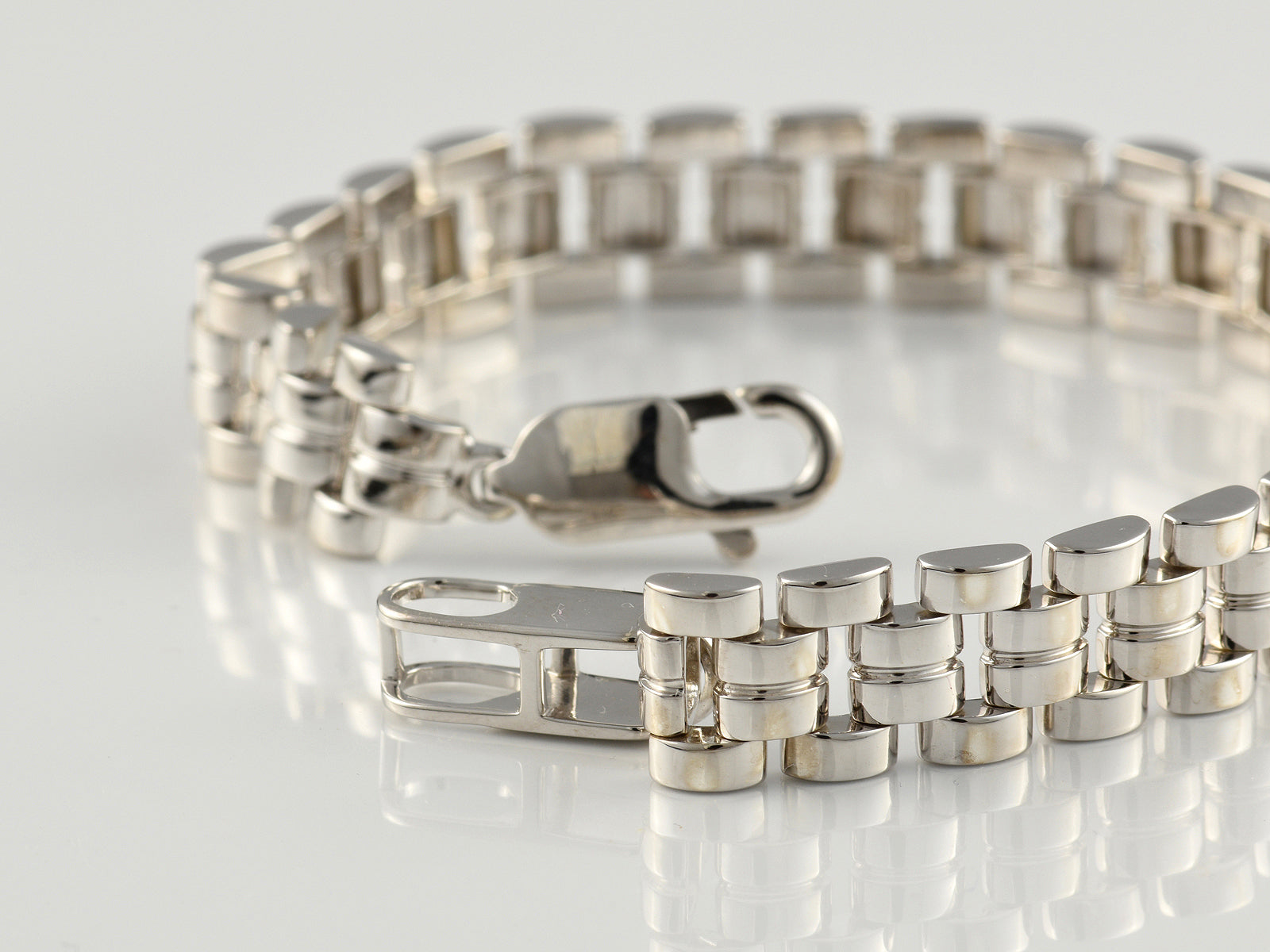 Sterling Silver Fancy Link Bracelet