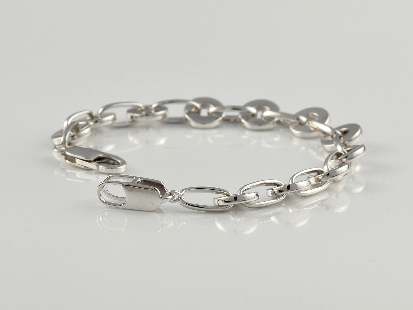 Sterling Silver Fancy Link Bracelet