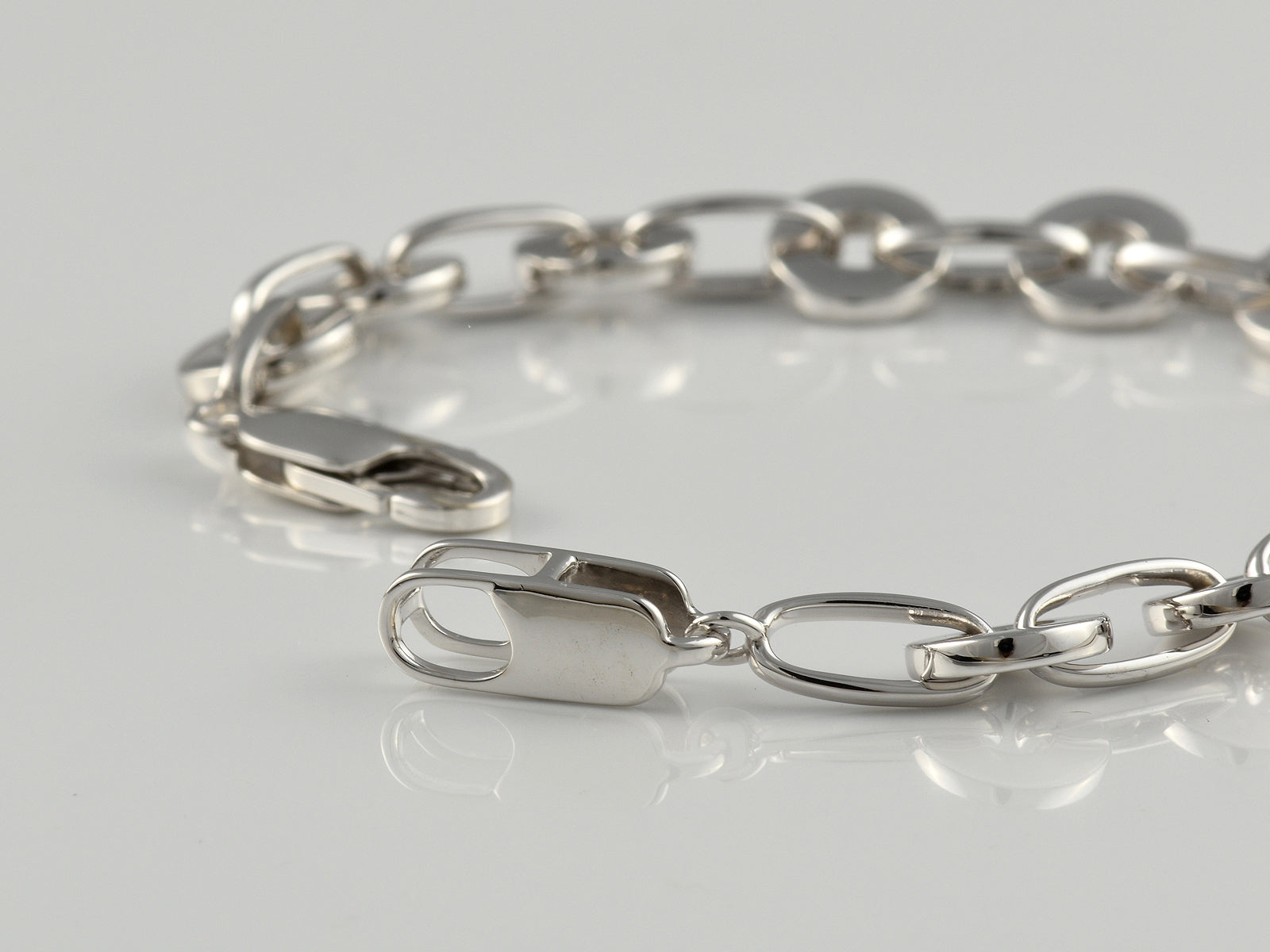 Sterling Silver Fancy Link Bracelet