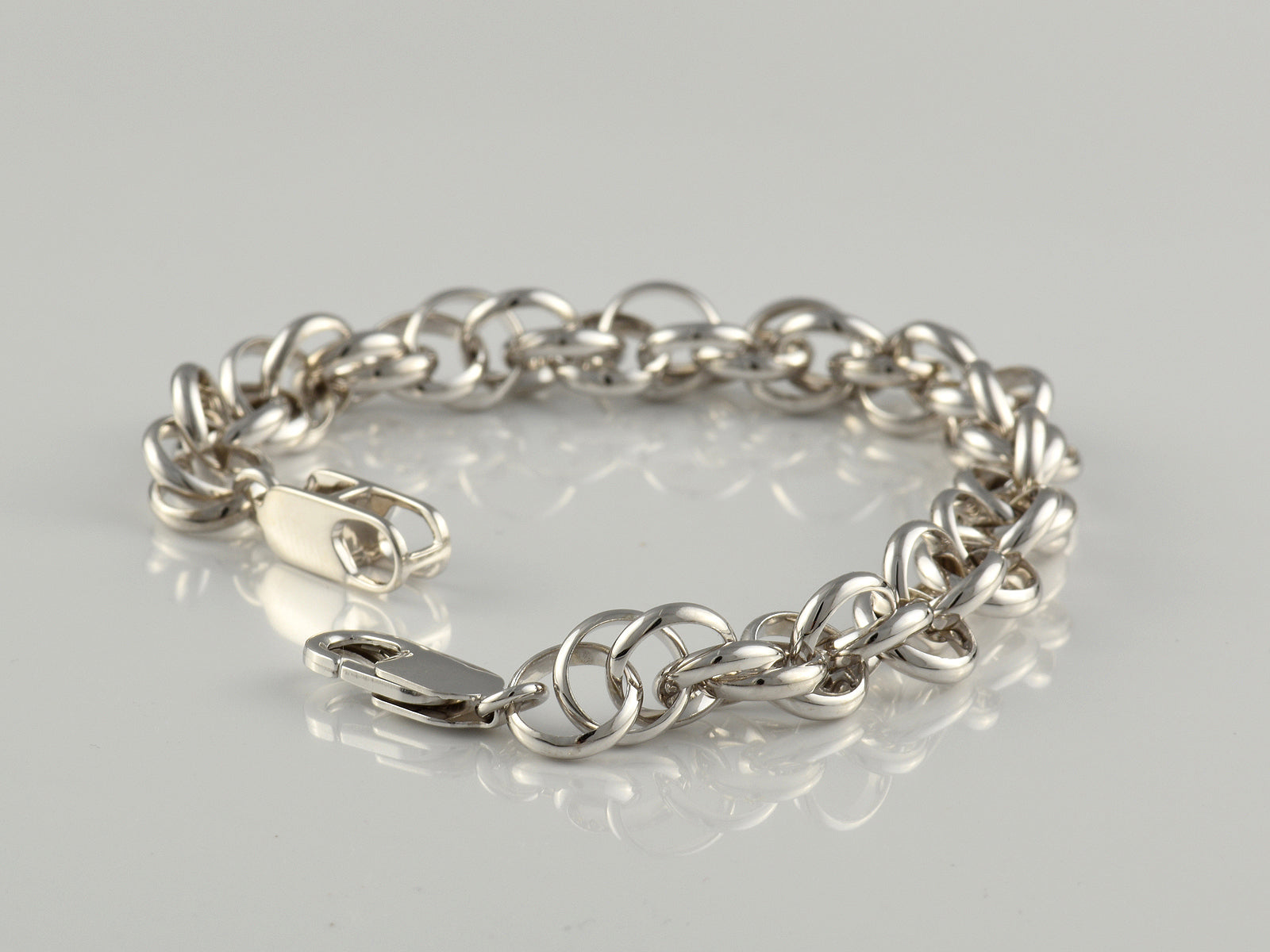 Sterling Silver Fancy Link Bracelet