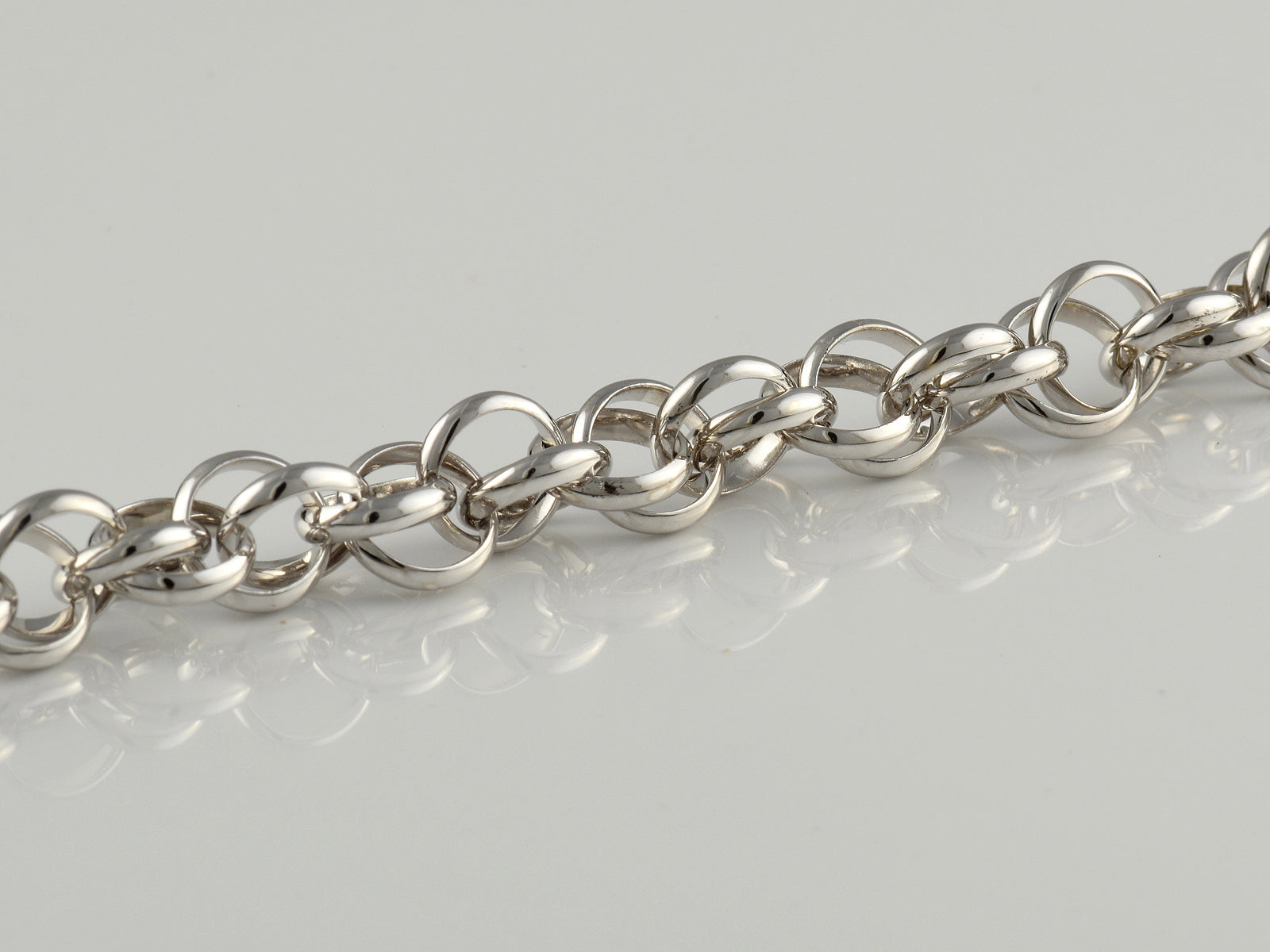 Sterling Silver Fancy Link Bracelet