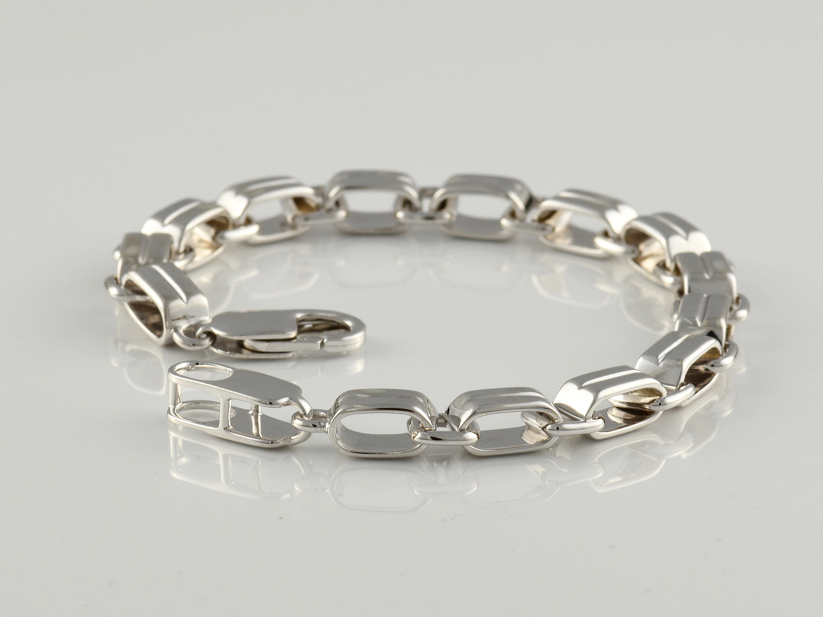 Sterling Silver Fancy Link Bracelet