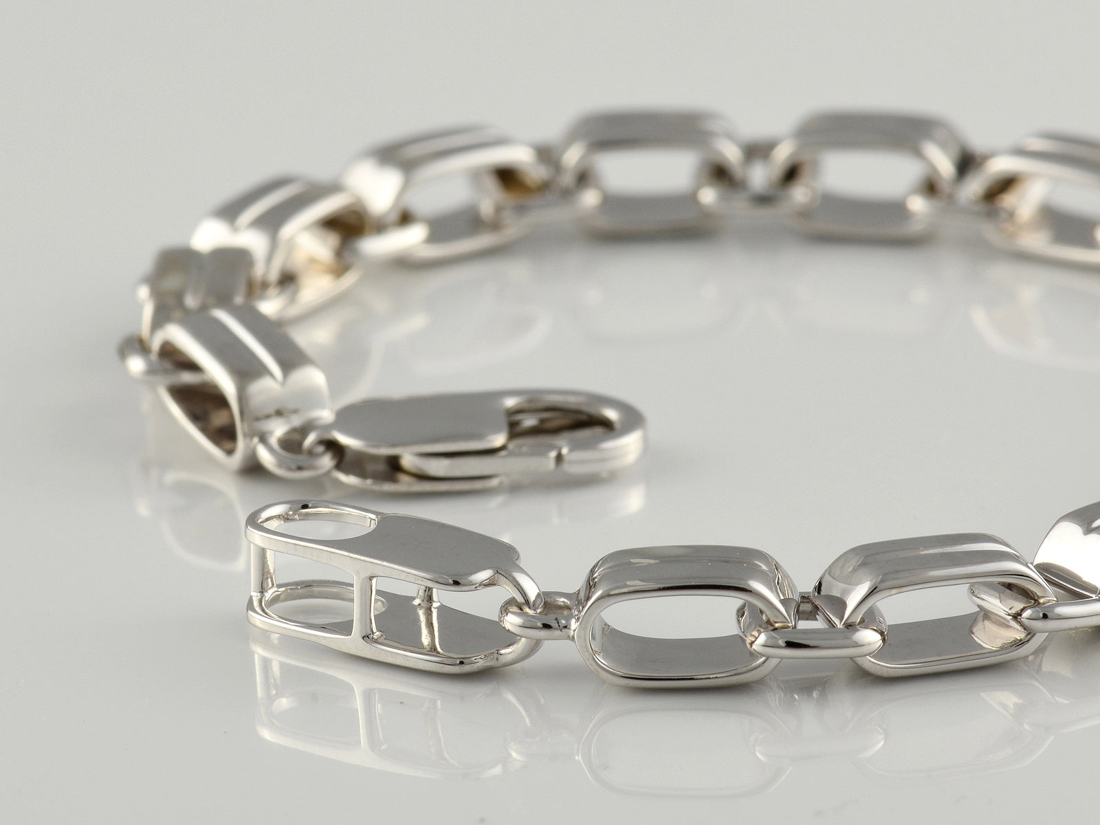 Sterling Silver Fancy Link Bracelet