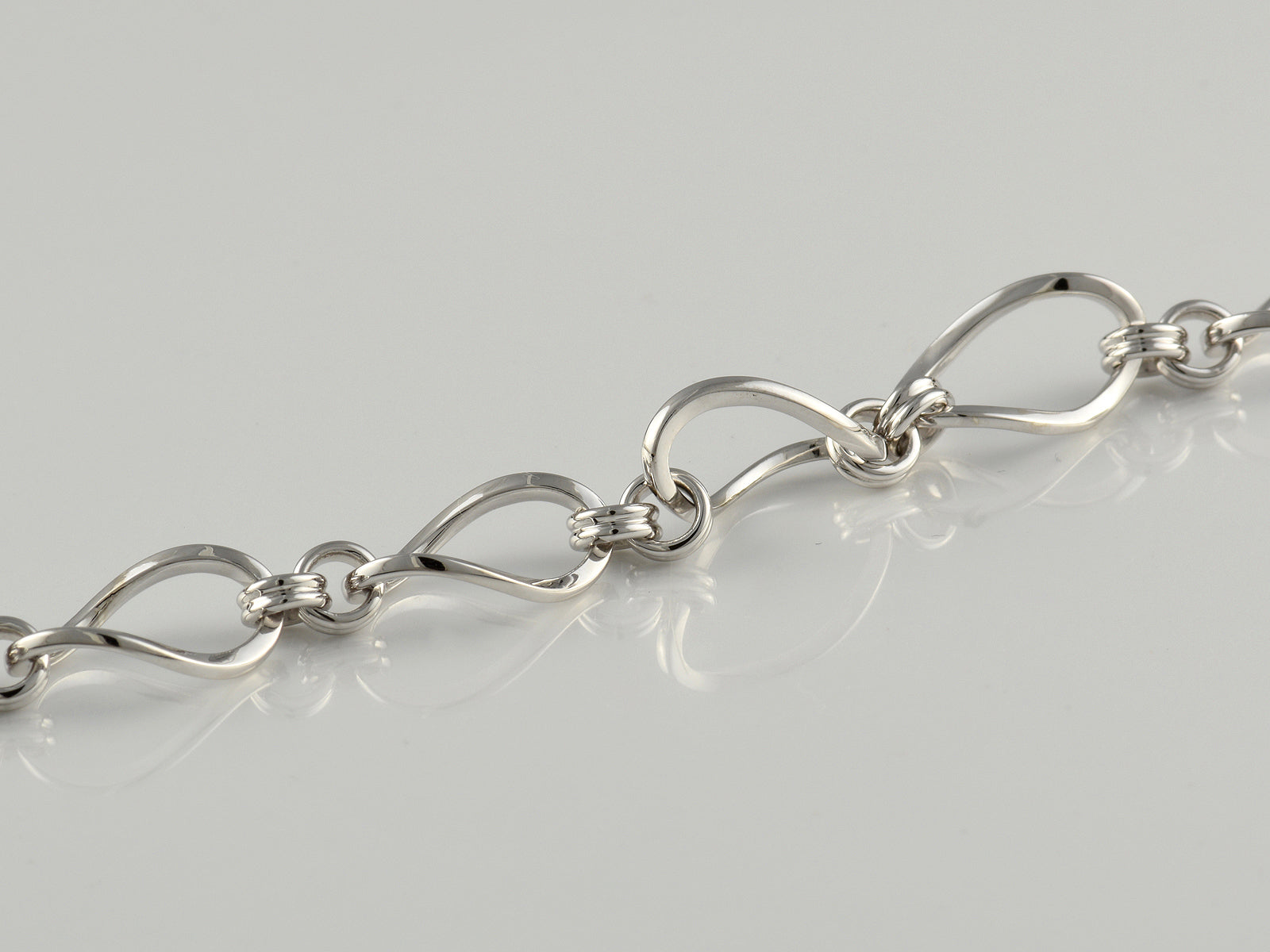 Sterling Silver Fancy Link Bracelet