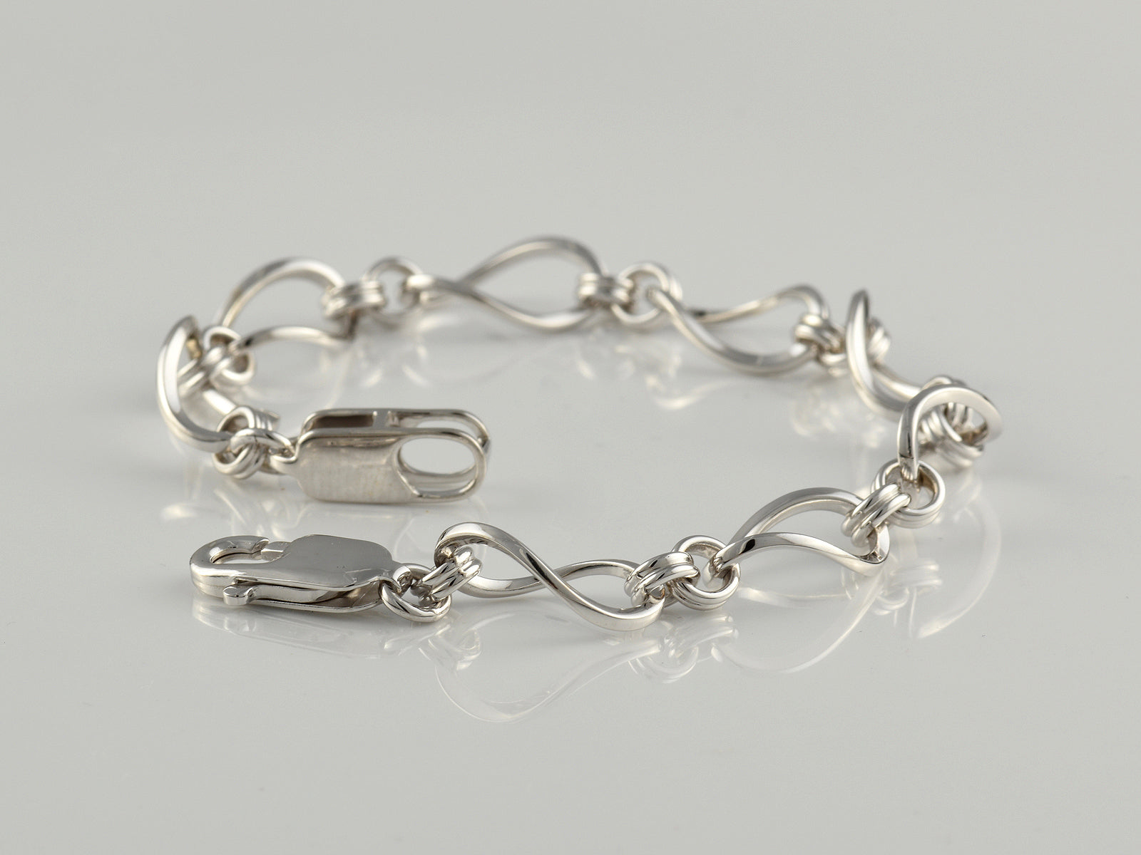 Sterling Silver Fancy Link Bracelet