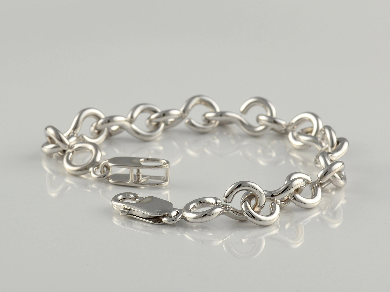 Sterling Silver Fancy Link Bracelet