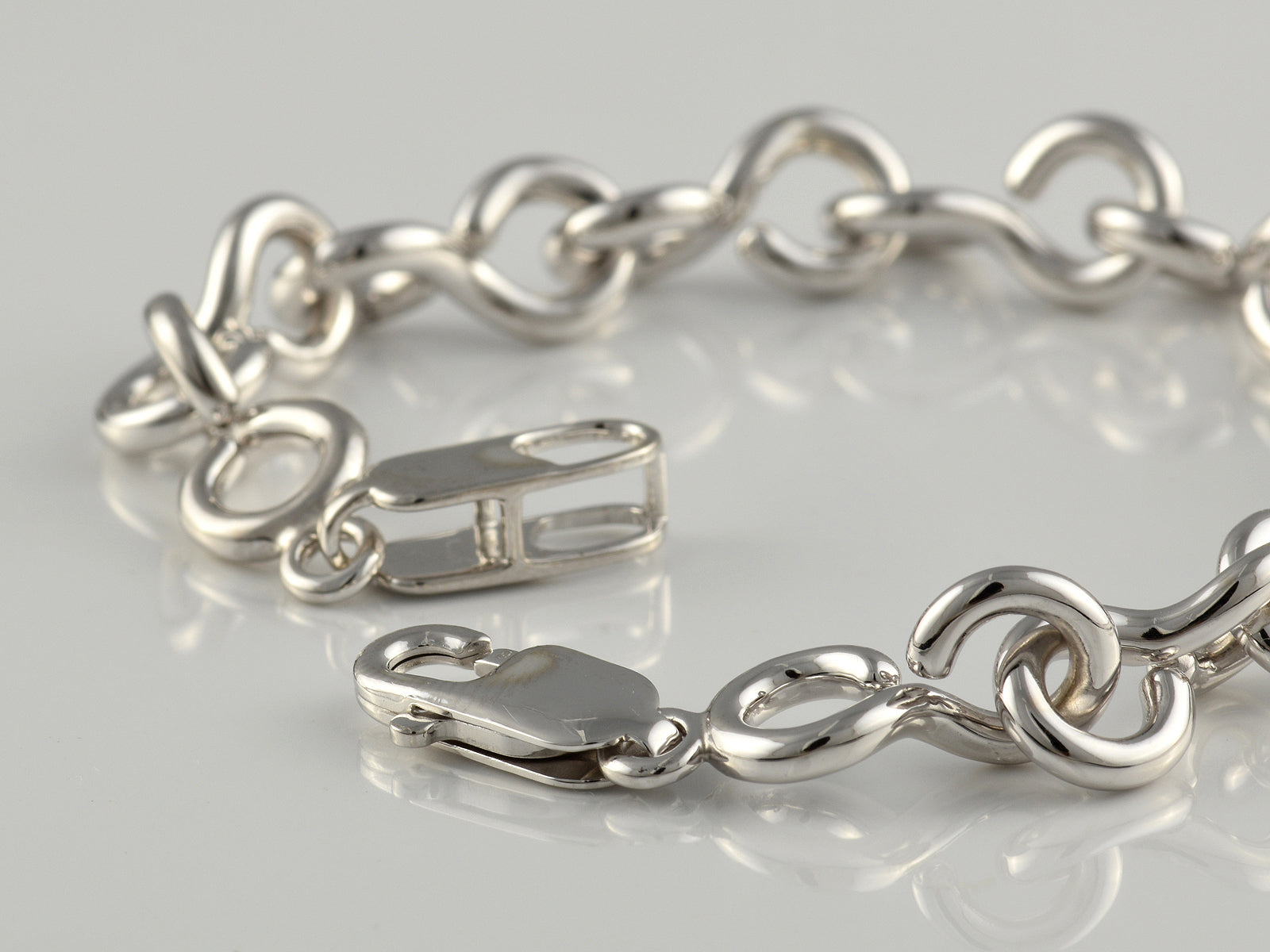 Sterling Silver Fancy Link Bracelet
