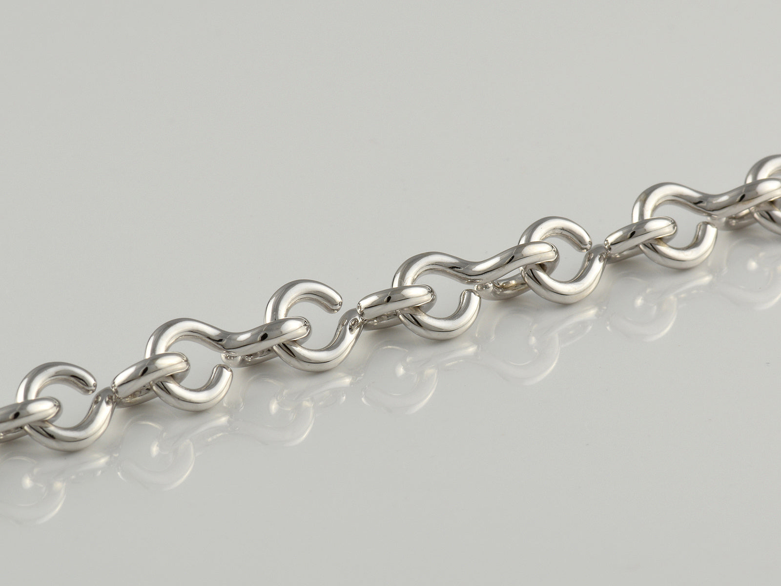 Sterling Silver Fancy Link Bracelet